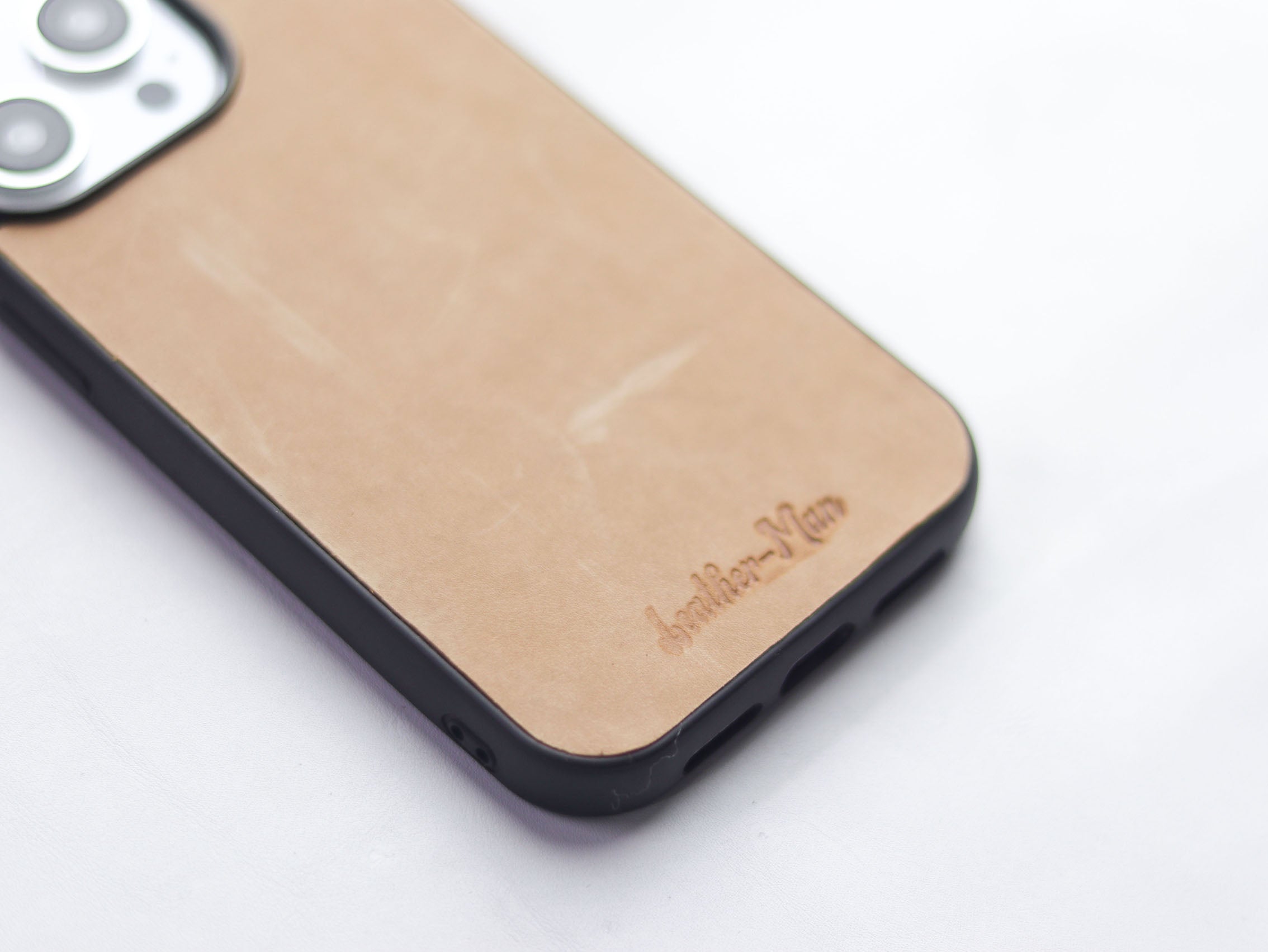 NATURAL BUTTERO LEATHER CLASSIC PHONE CASE