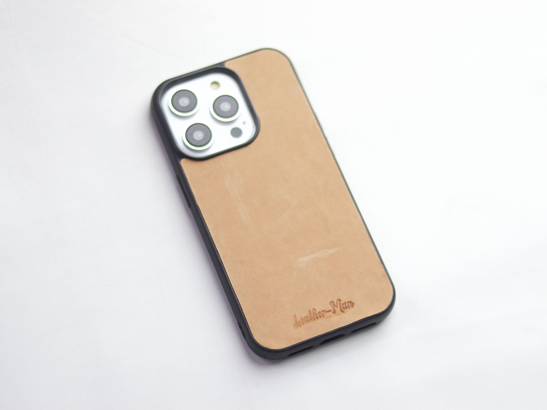 NATURAL BUTTERO LEATHER CLASSIC PHONE CASE