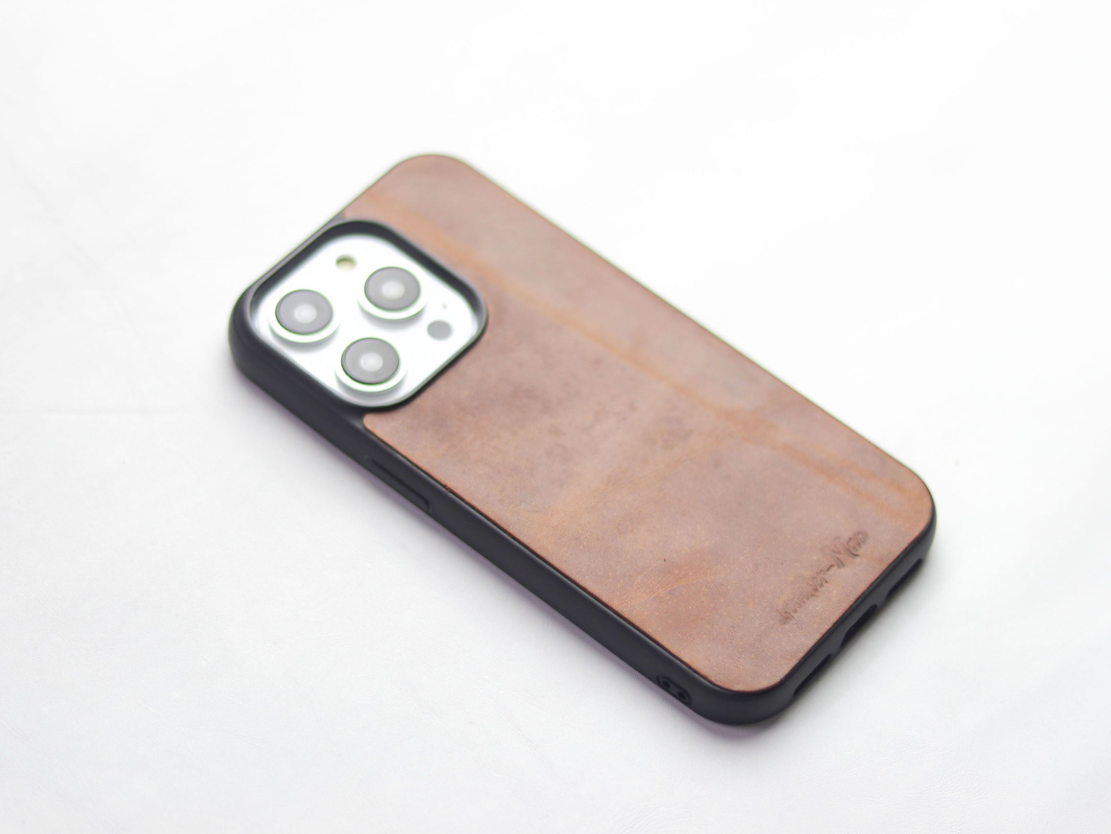 CARAMEL BROWN LEATHER CLASSIC PHONE CASE