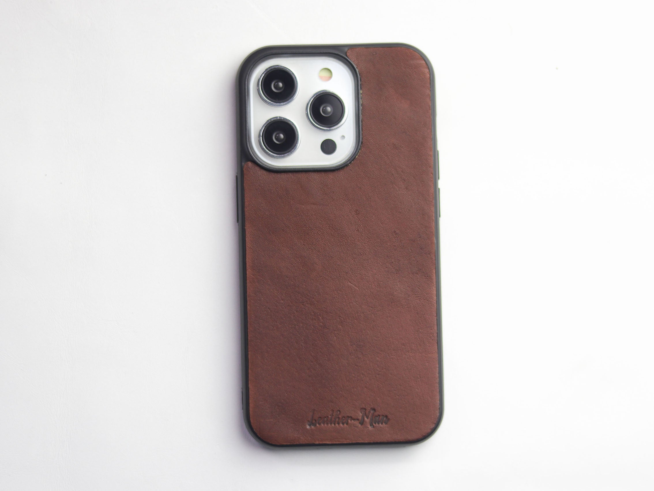 CHESTNUT BROWN LEATHER CLASSIC PHONE CASE