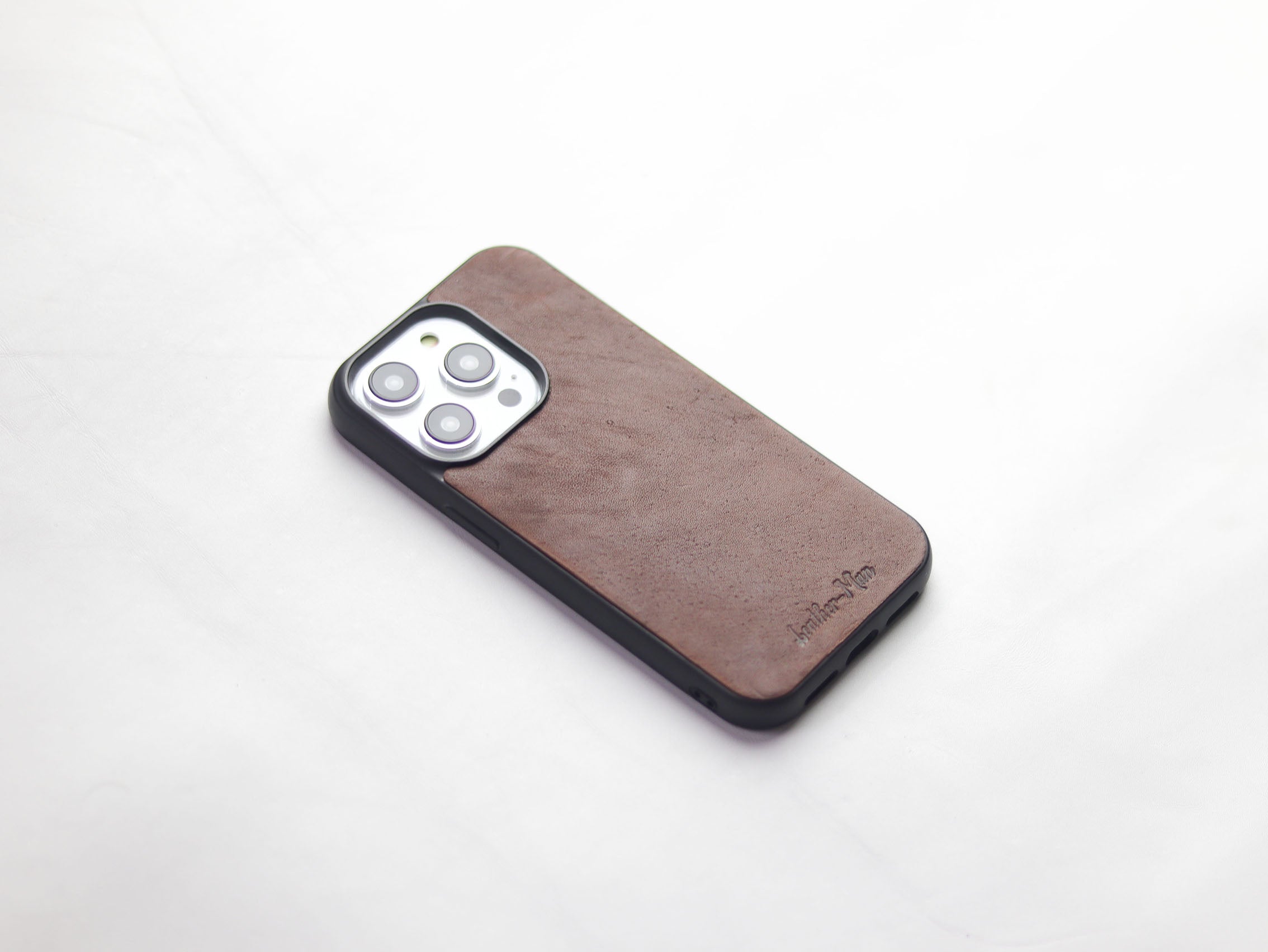 CHESTNUT BROWN LEATHER CLASSIC PHONE CASE