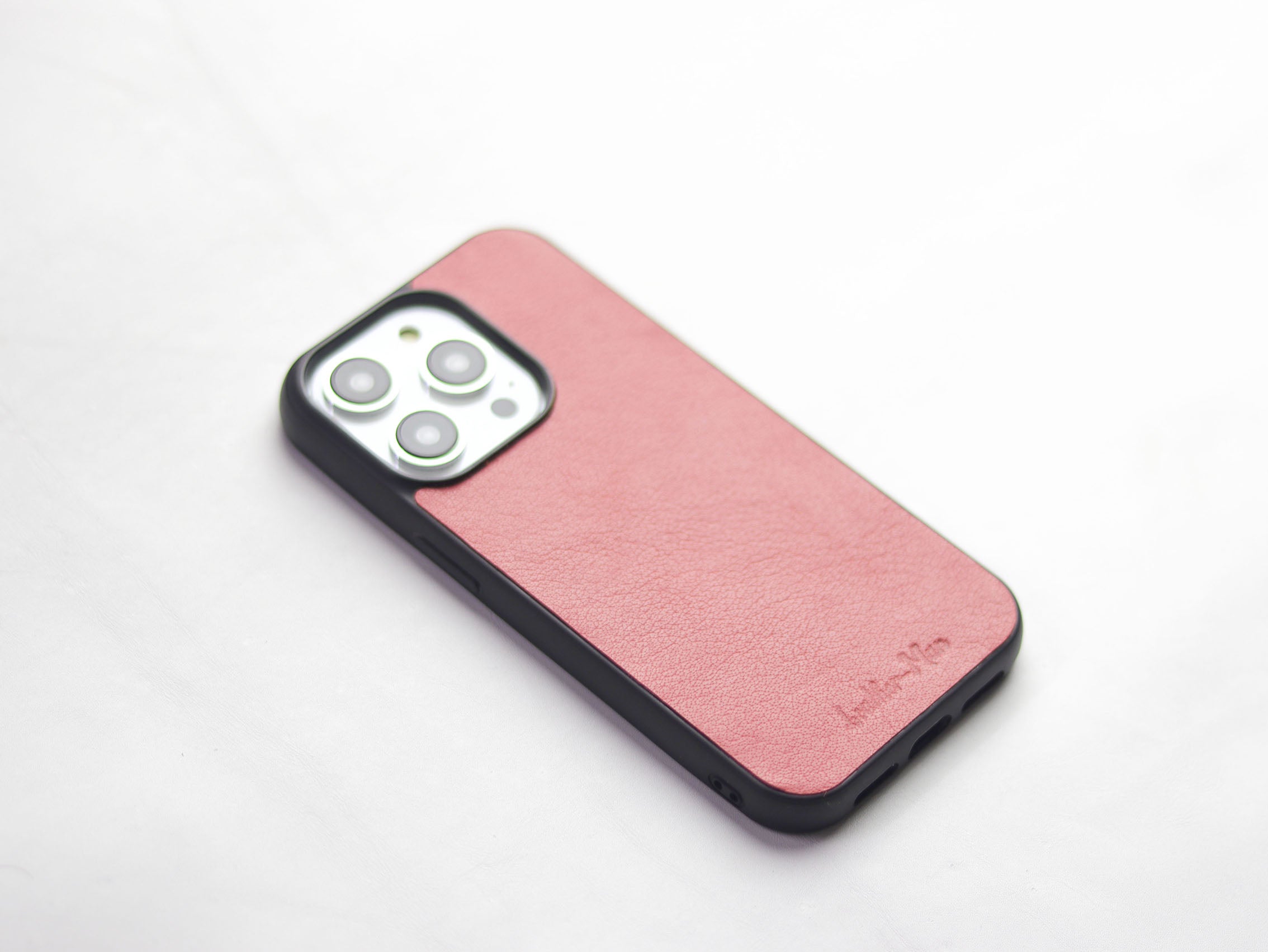 FLAMINGO PINK LEATHER CLASSIC PHONE CASE