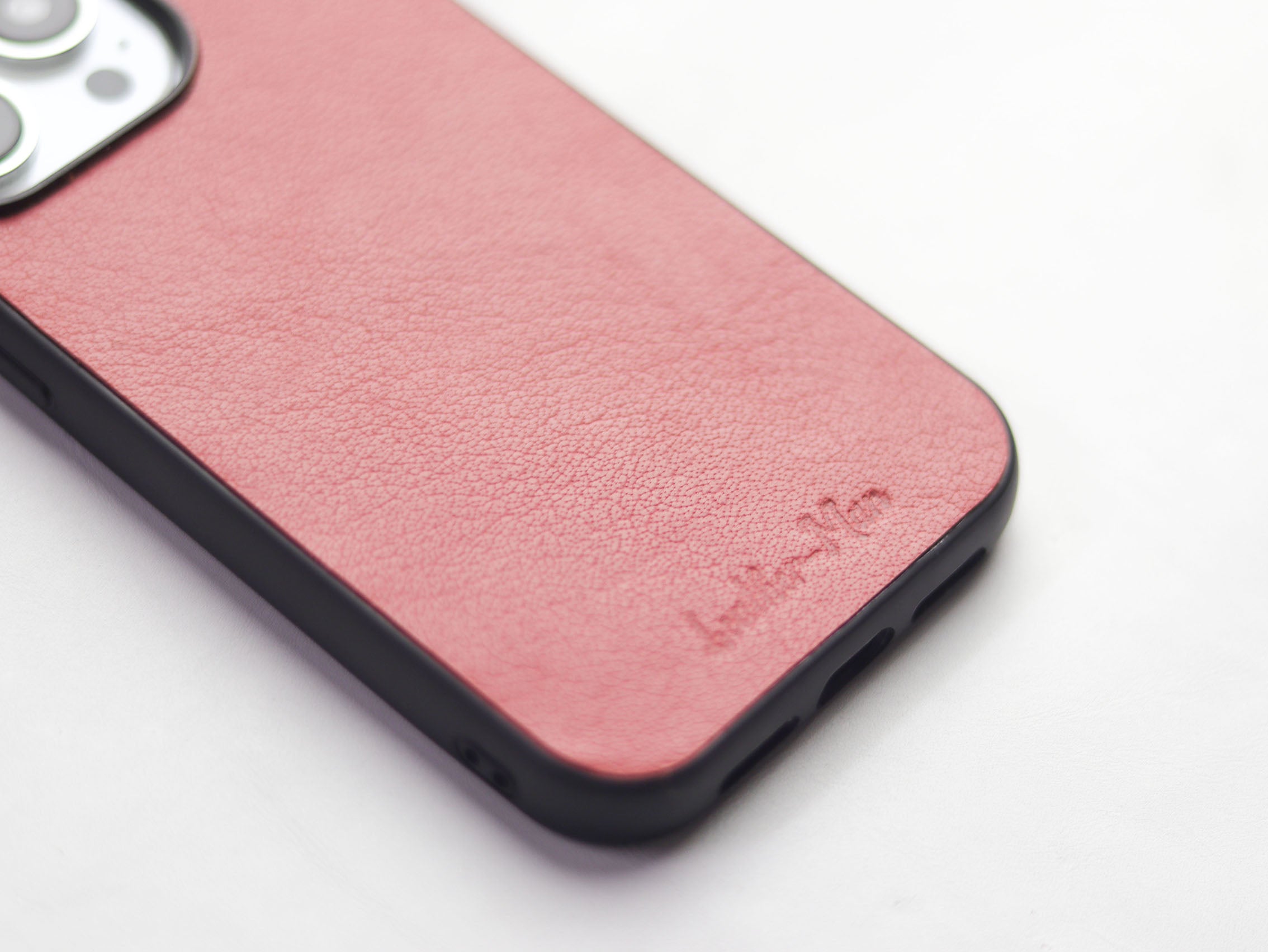 FLAMINGO PINK LEATHER CLASSIC PHONE CASE