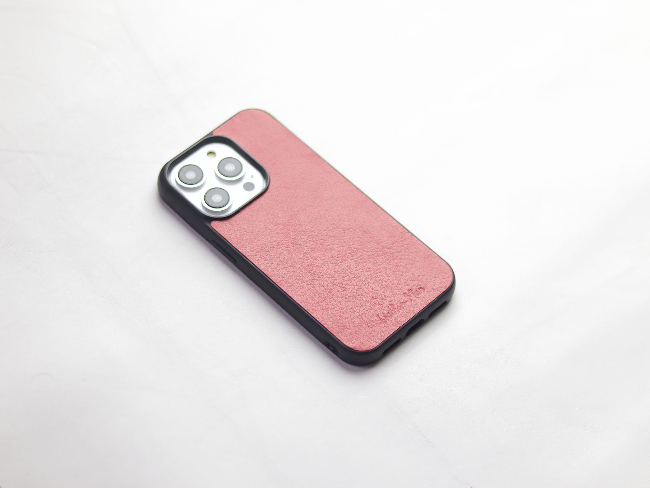 FLAMINGO PINK LEATHER CLASSIC PHONE CASE