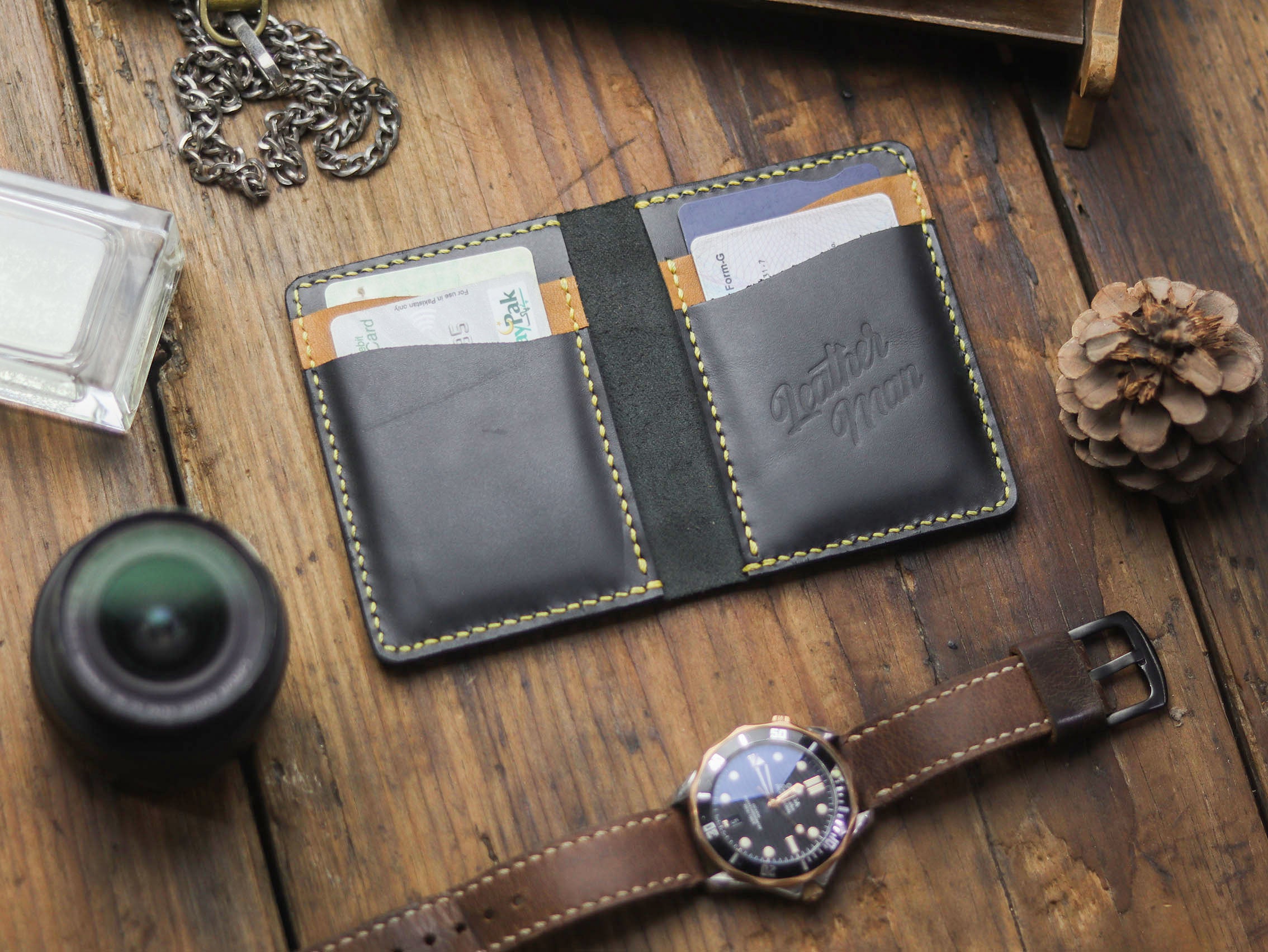 "KODUS" BLACK & MUSTARD