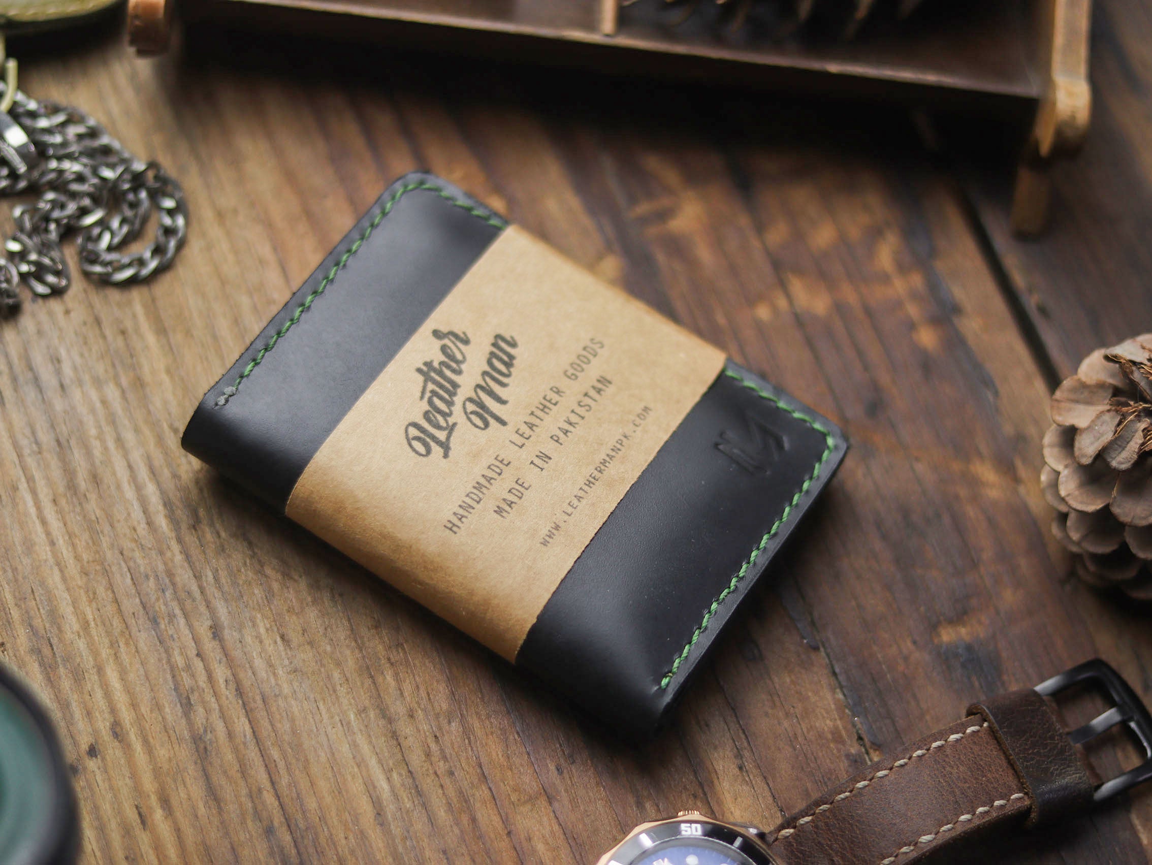 "KODUS" BLACK & FOREST GREEN