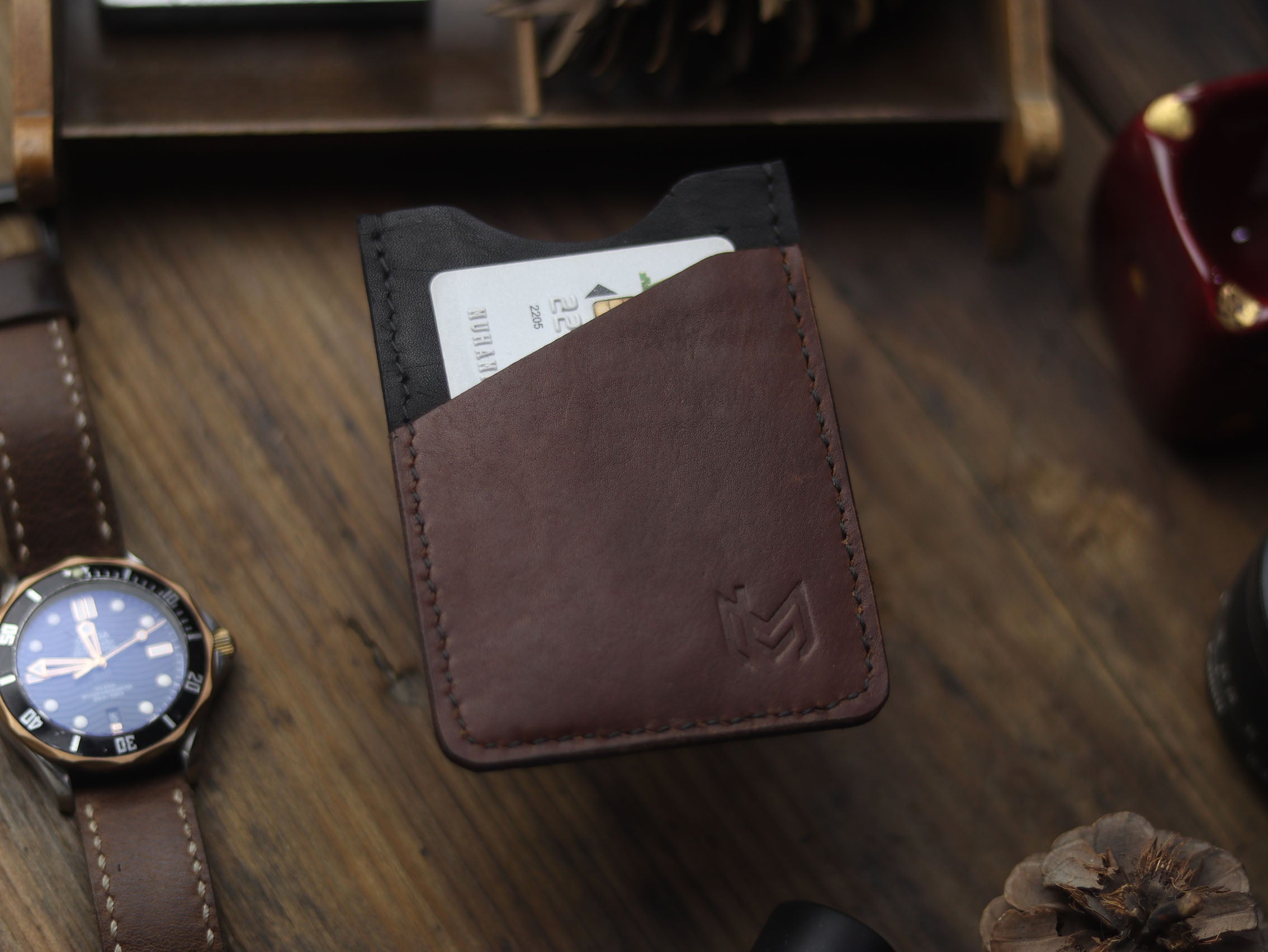 "ARCHER" BLACK & CHESTNUT BROWN