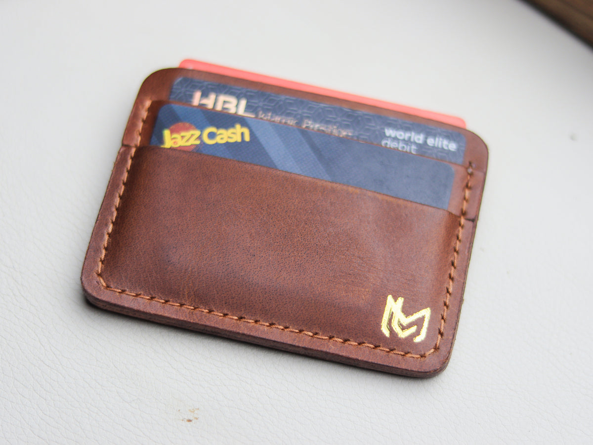 MINIMAL CLASSIC - COGNAC BROWN VEG PULL UP LEATHER