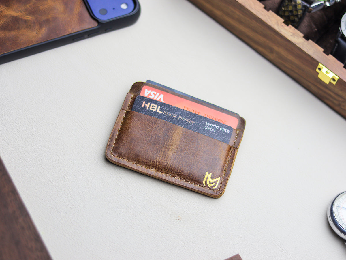 MINIMAL CLASSIC - RUSSET BROWN VEG WAX PULL UP LEATHER
