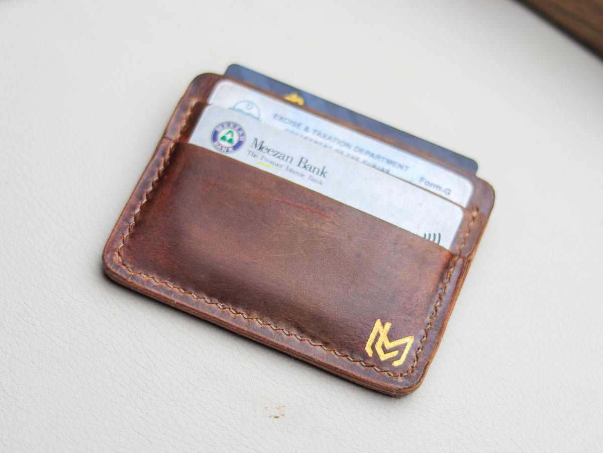 MINIMAL CLASSIC - OLMO BROWN VEG WAX PULL UP LEATHER