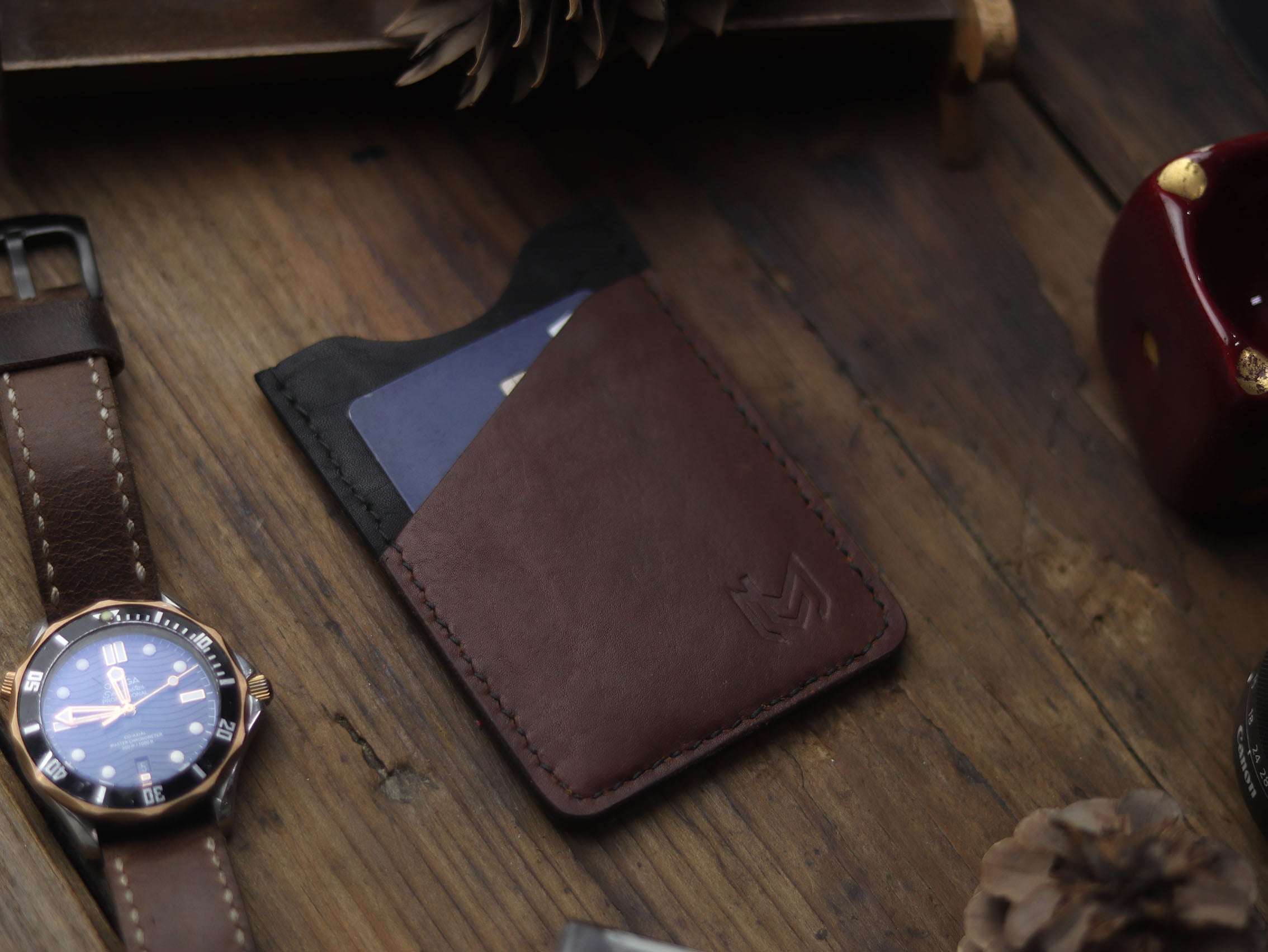 "ARCHER" BLACK & CHESTNUT BROWN
