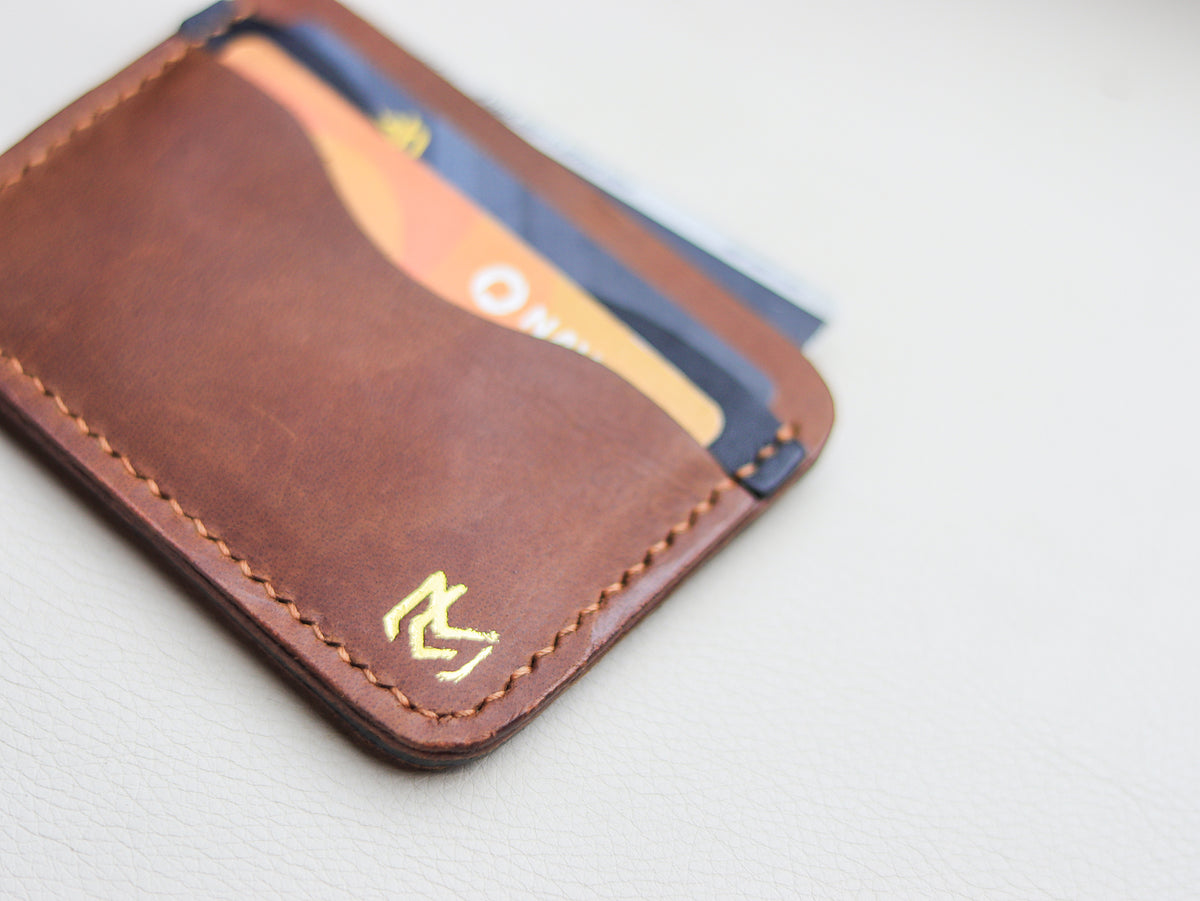 MINIMAL - COGNAC BROWN VEG PULL UP LEATHER