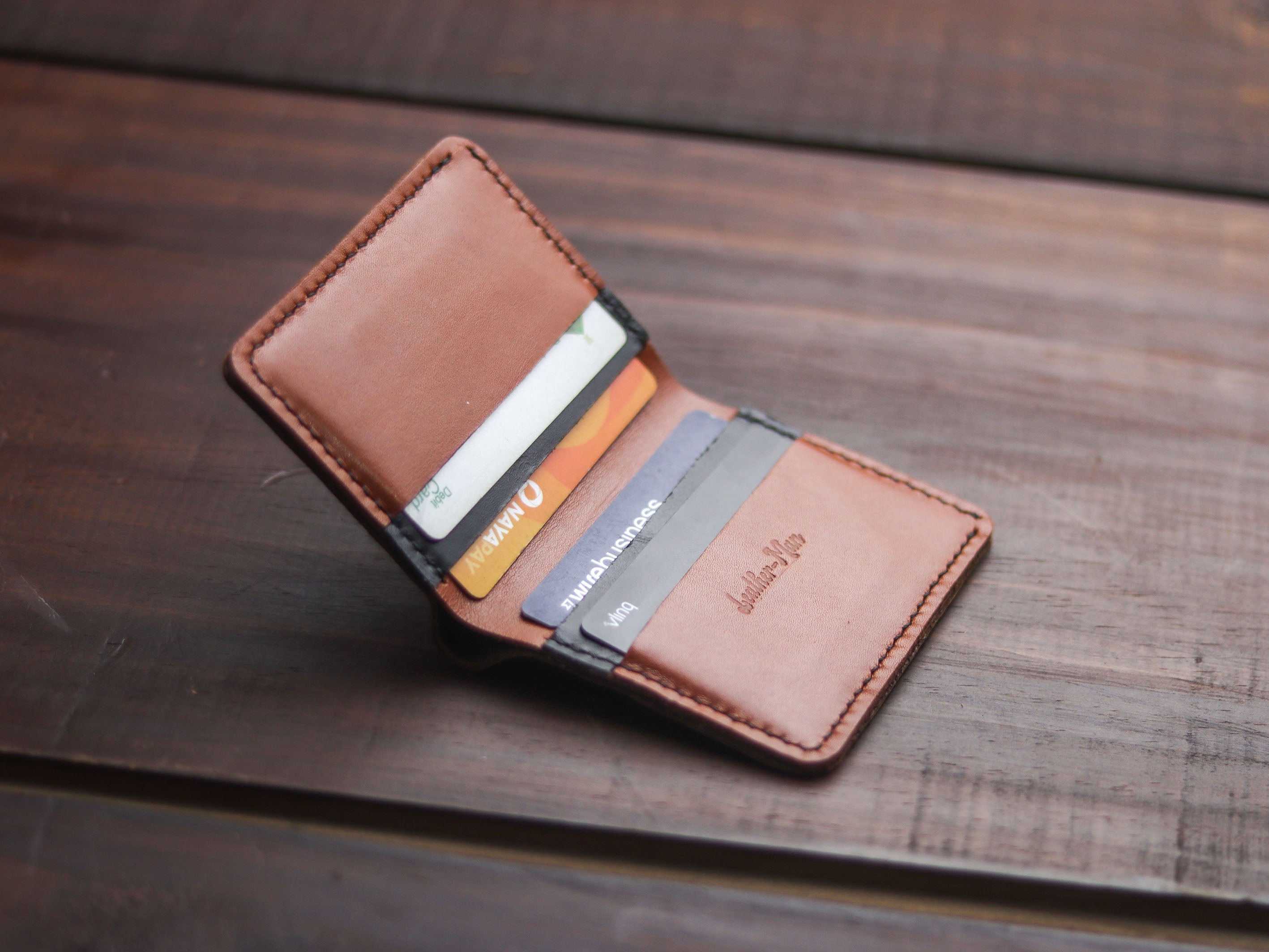 "TRIDENT CLASSIC MINI" TAN BROWN & BLACK