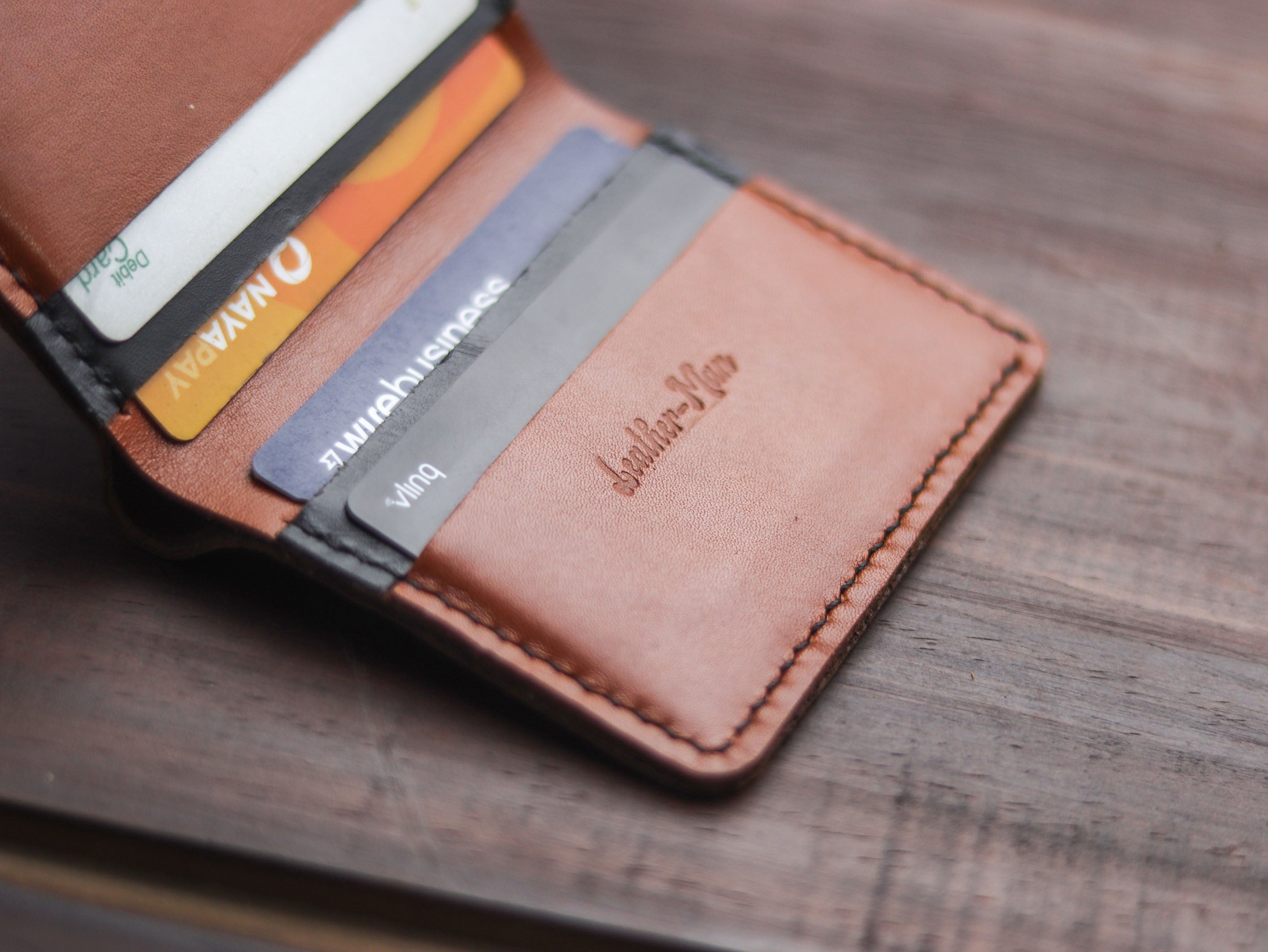 "TRIDENT CLASSIC MINI" TAN BROWN & BLACK