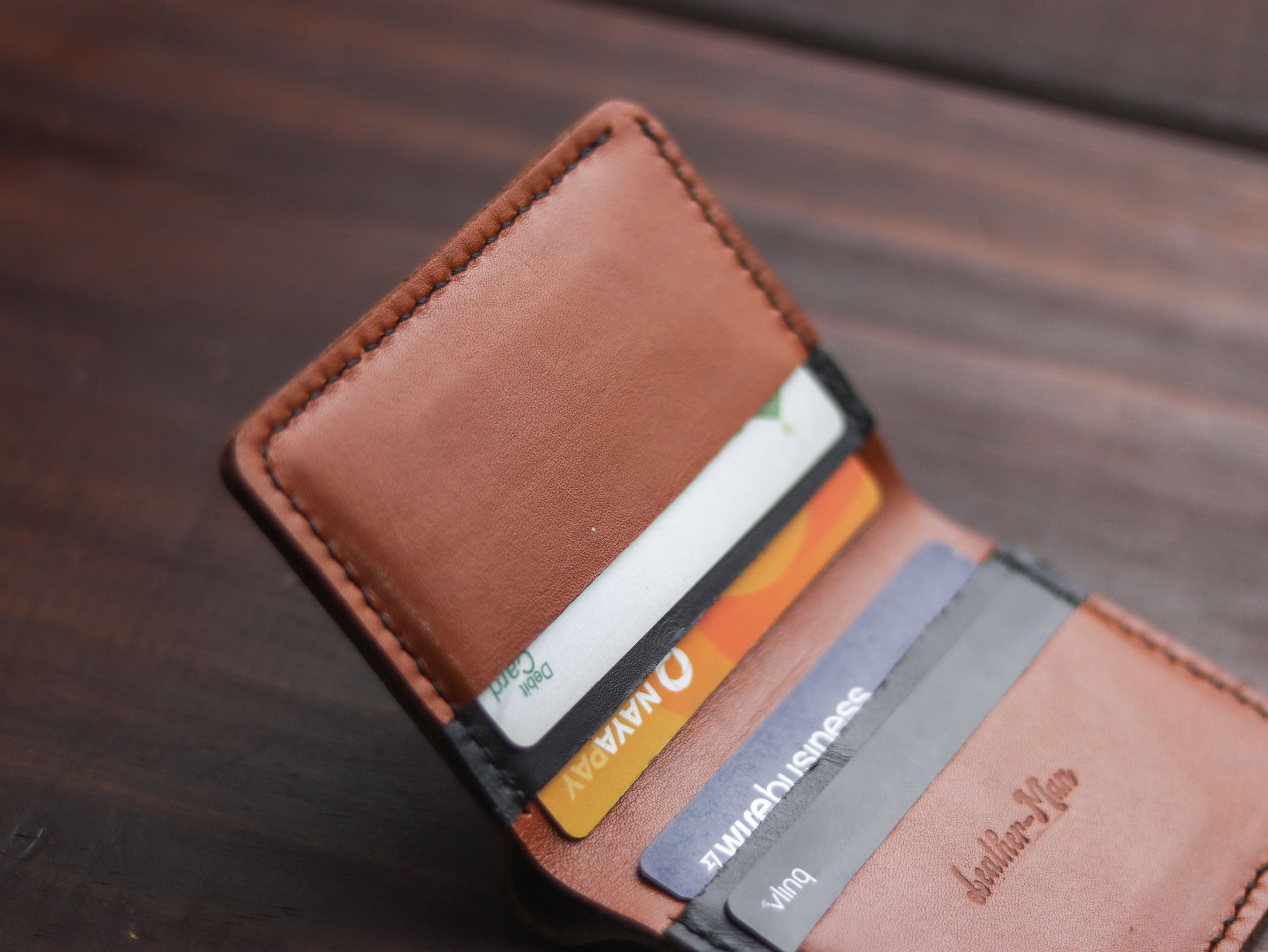 "TRIDENT CLASSIC MINI" TAN BROWN & BLACK