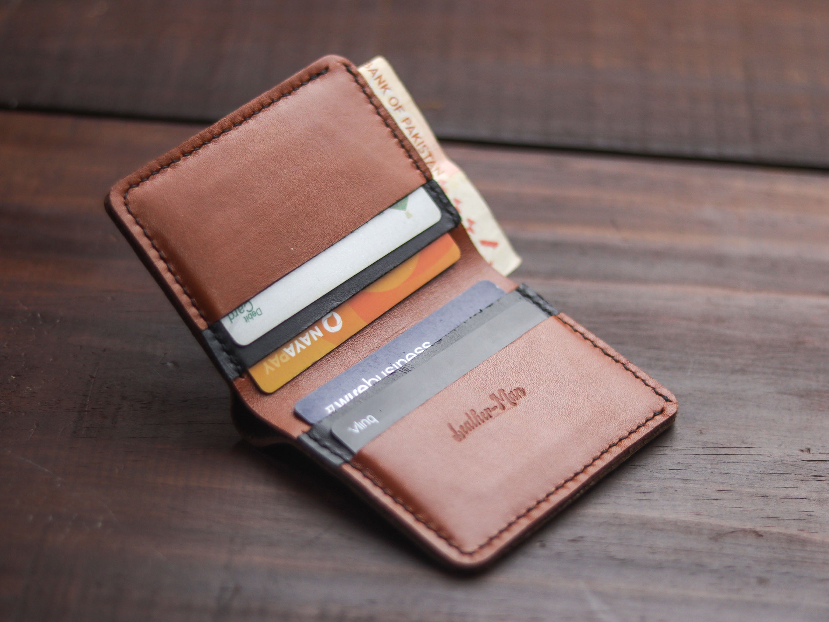 "TRIDENT CLASSIC MINI" TAN BROWN & BLACK