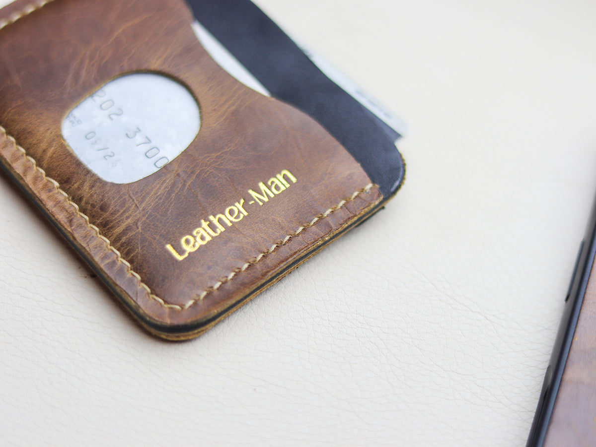 MINIMAL - RUSSET BROWN VEG WAX PULL UP LEATHER
