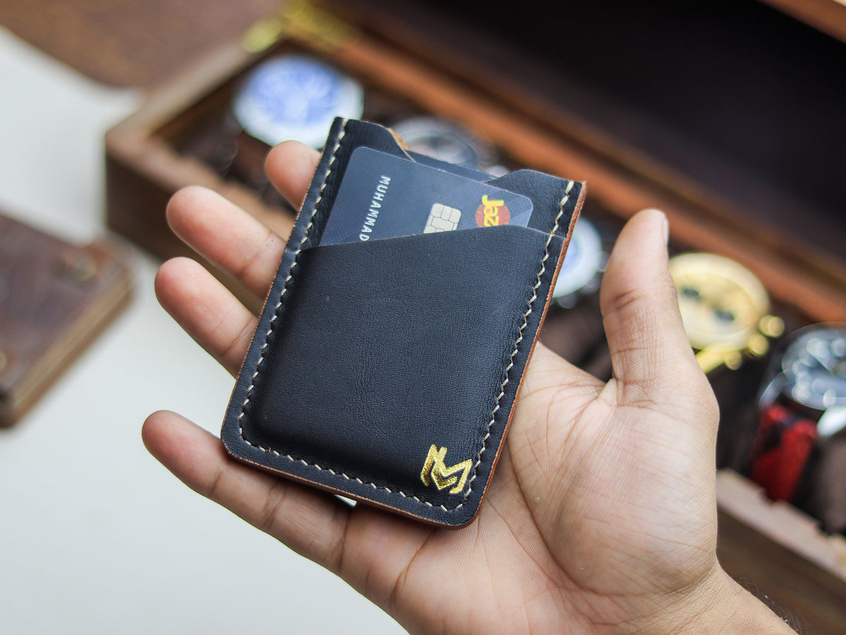 ARCHER - HORWEEN BLACK VEG TAN LEATHER