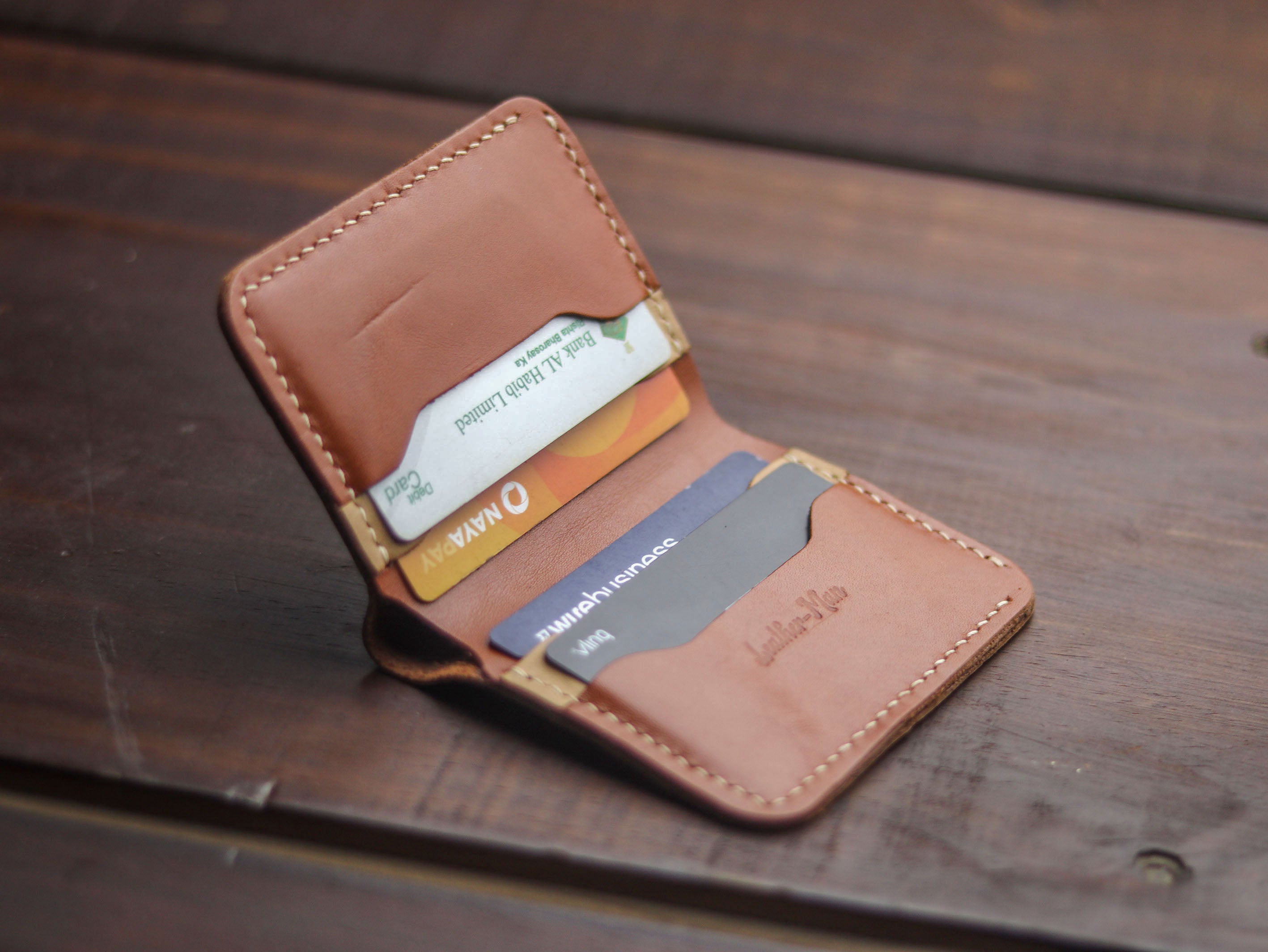 "TRIDENT MINI" TAN BROWN & NATURAL BUTTERO