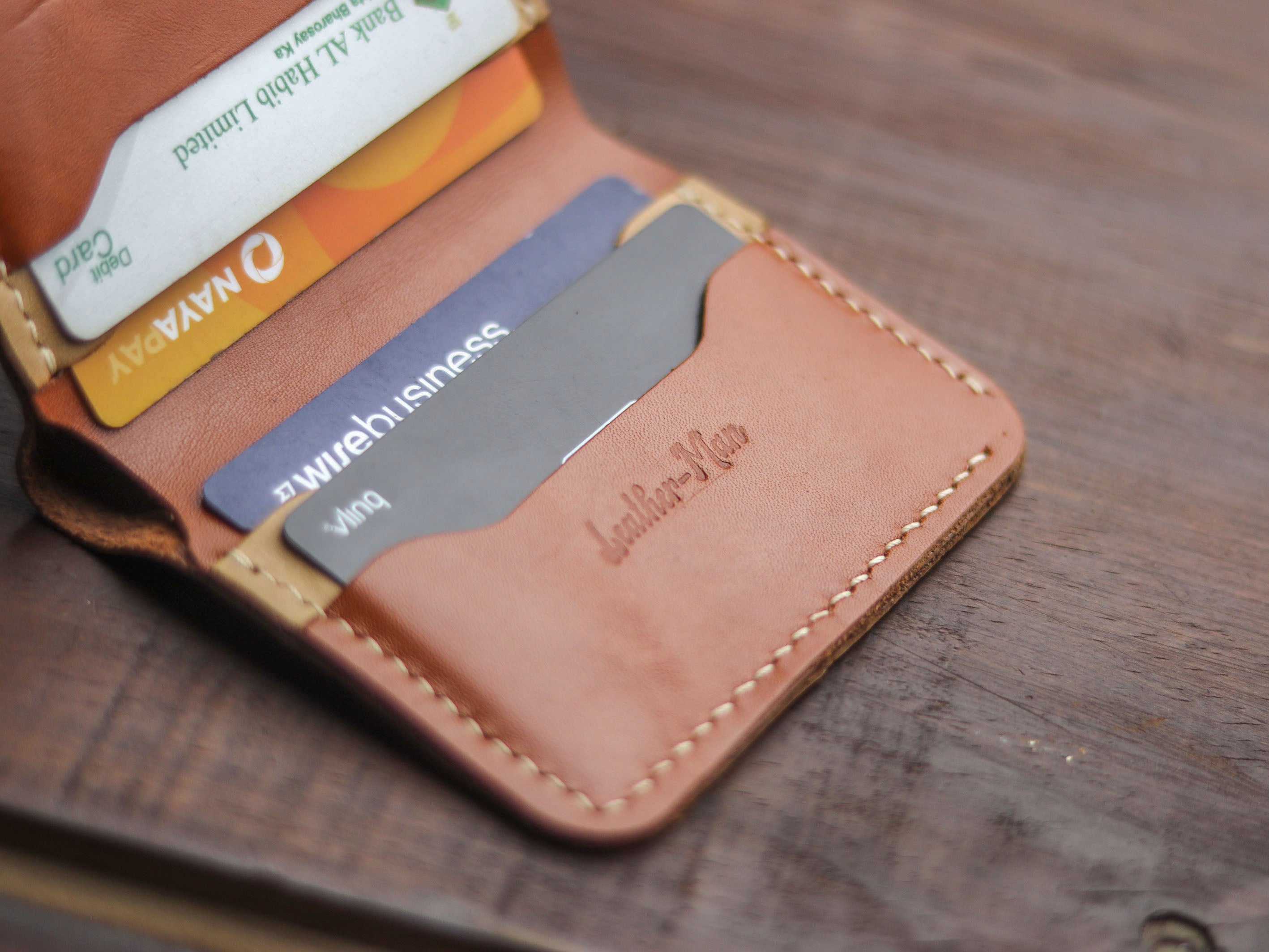 "TRIDENT MINI" TAN BROWN & NATURAL BUTTERO