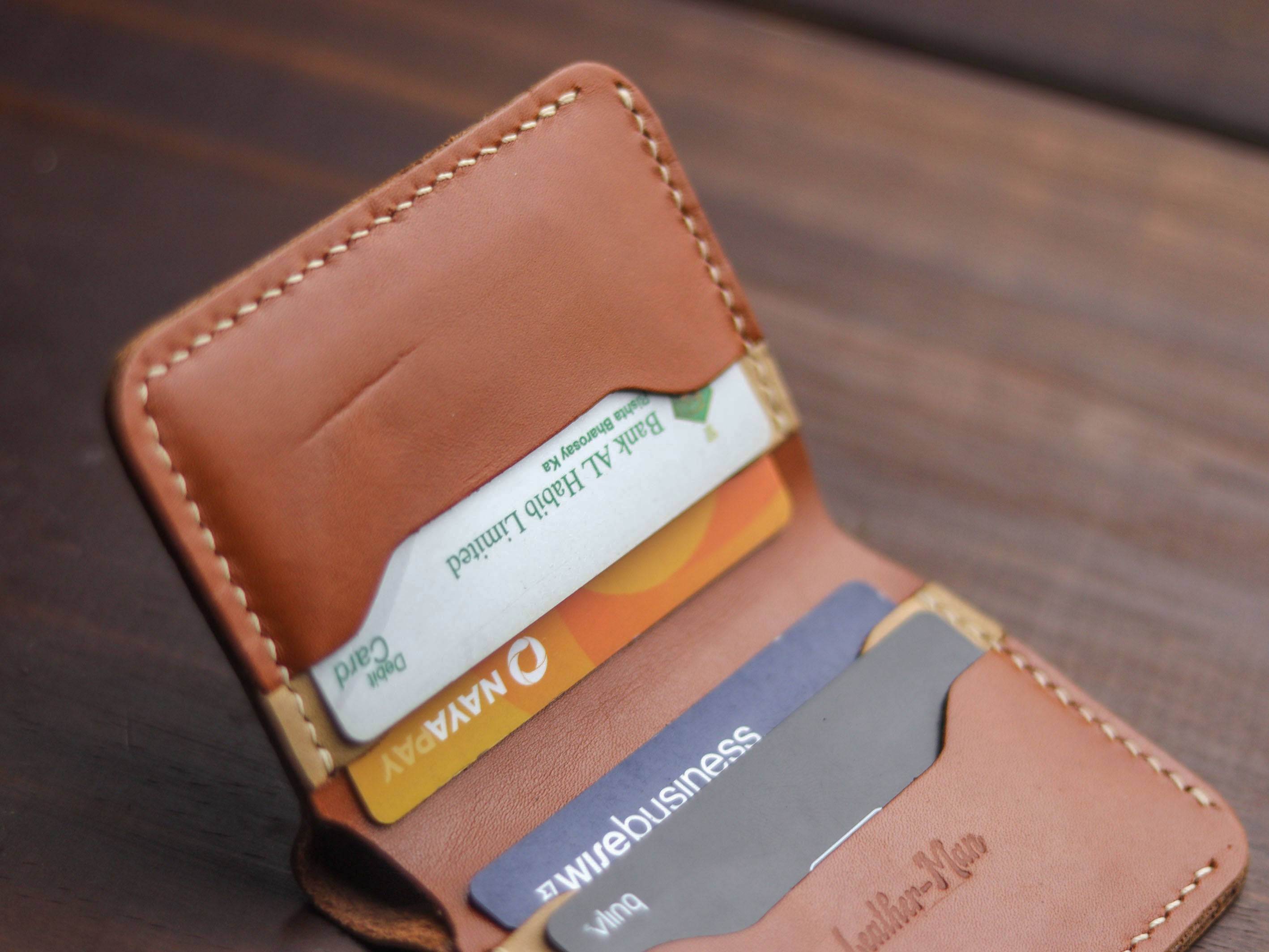 "TRIDENT MINI" TAN BROWN & NATURAL BUTTERO