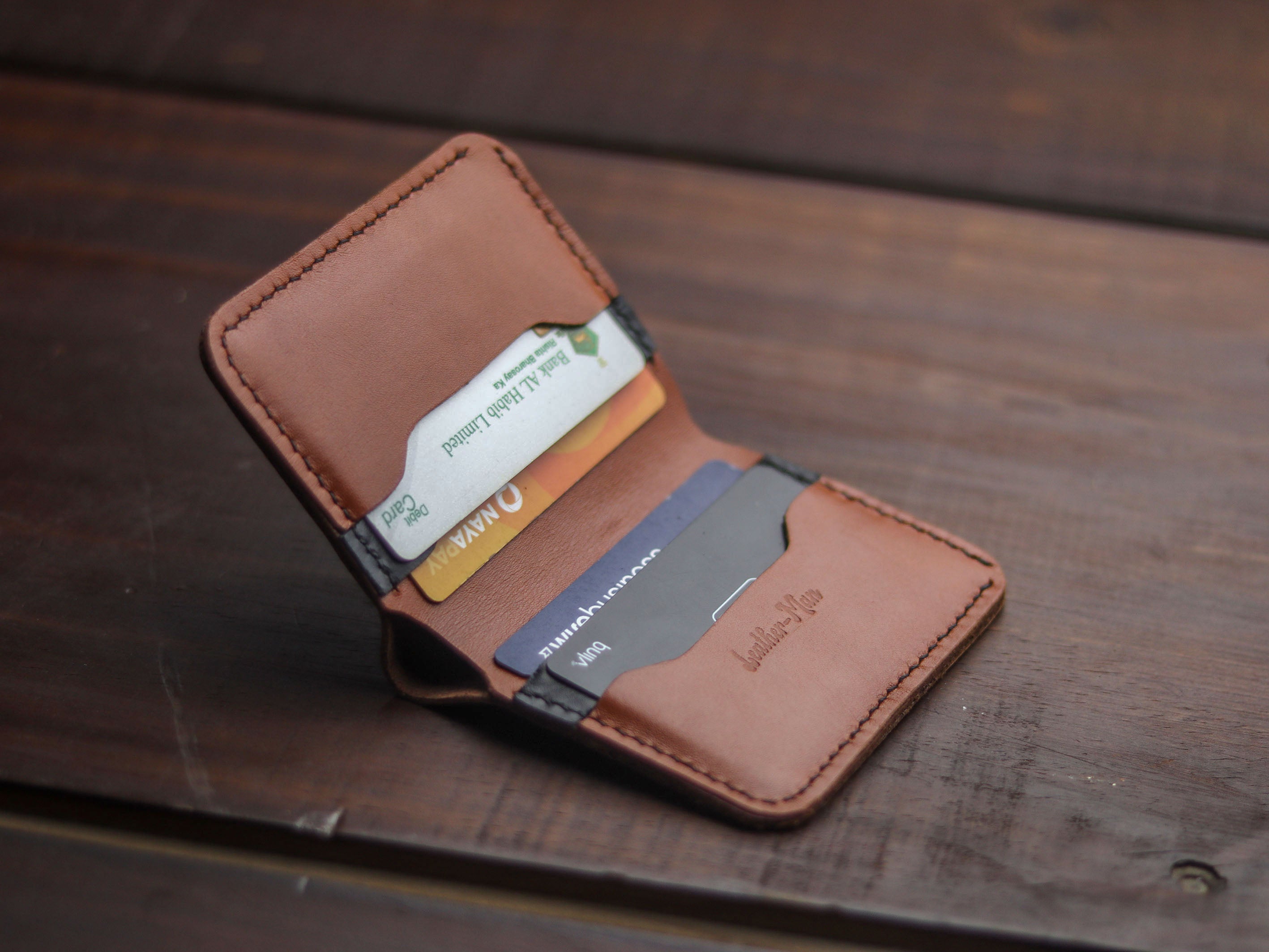 "TRIDENT MINI" TAN BROWN & BLACK