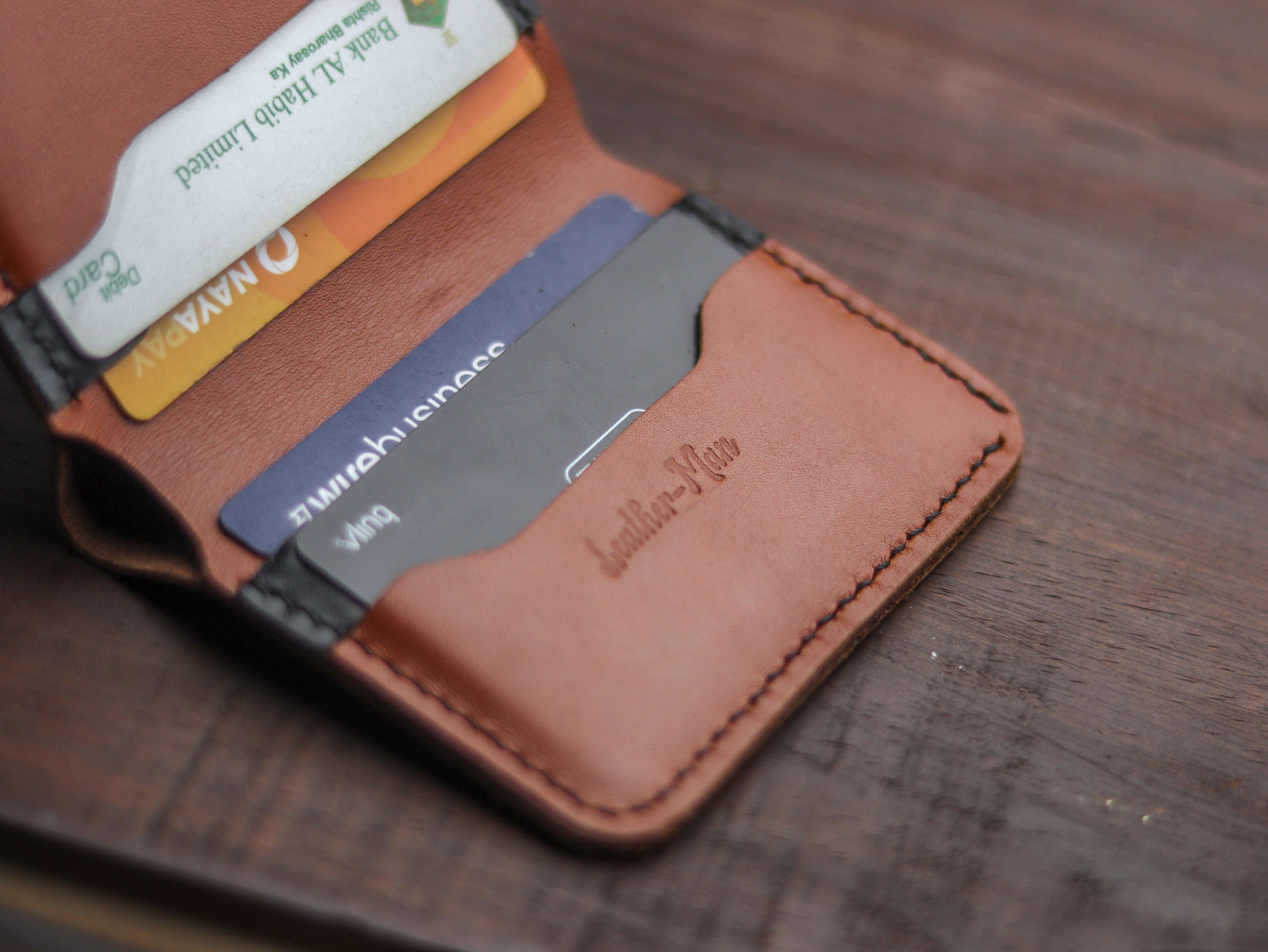 "TRIDENT MINI" TAN BROWN & BLACK
