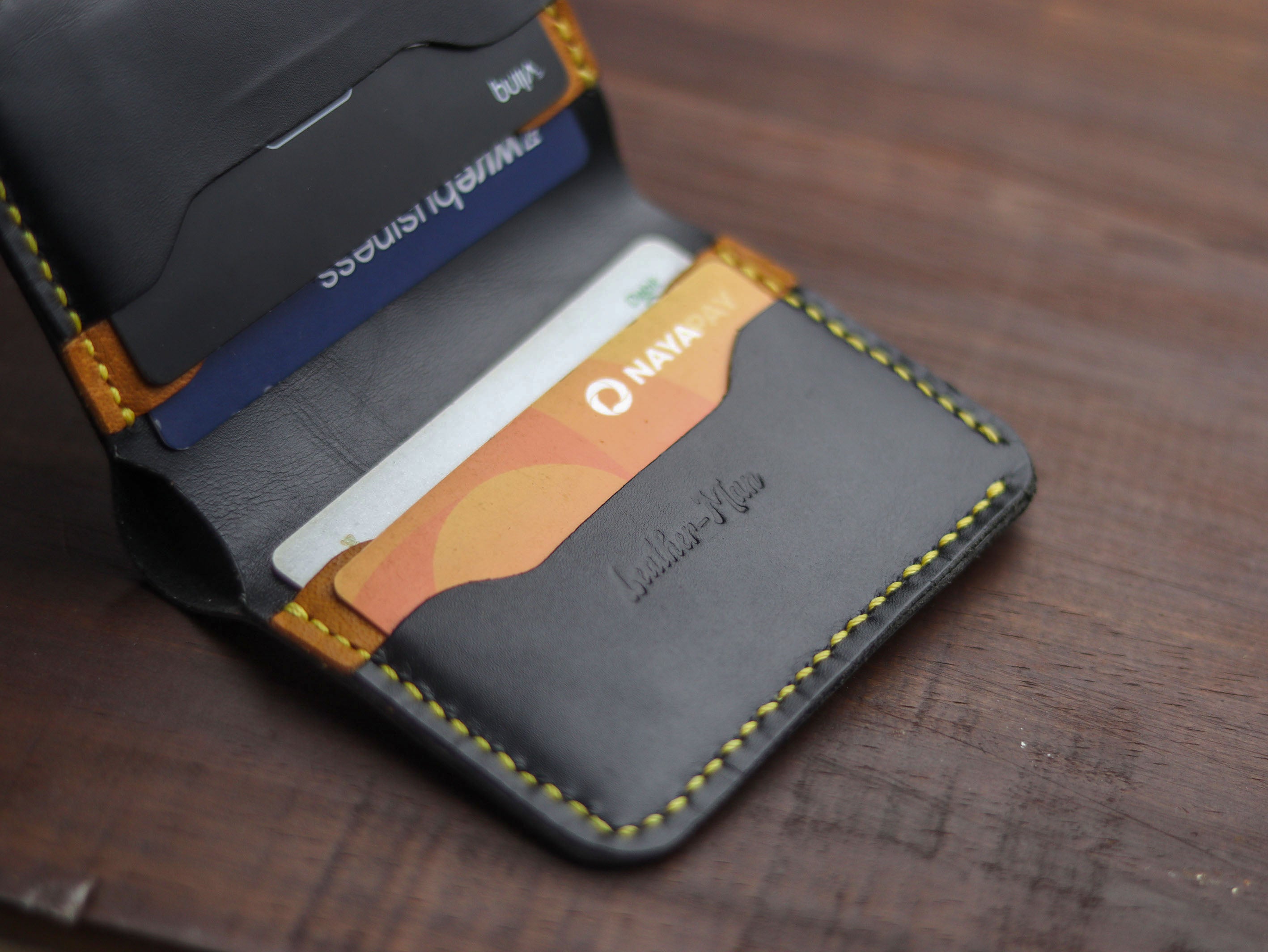 "TRIDENT MINI" BLACK & MUSTARD