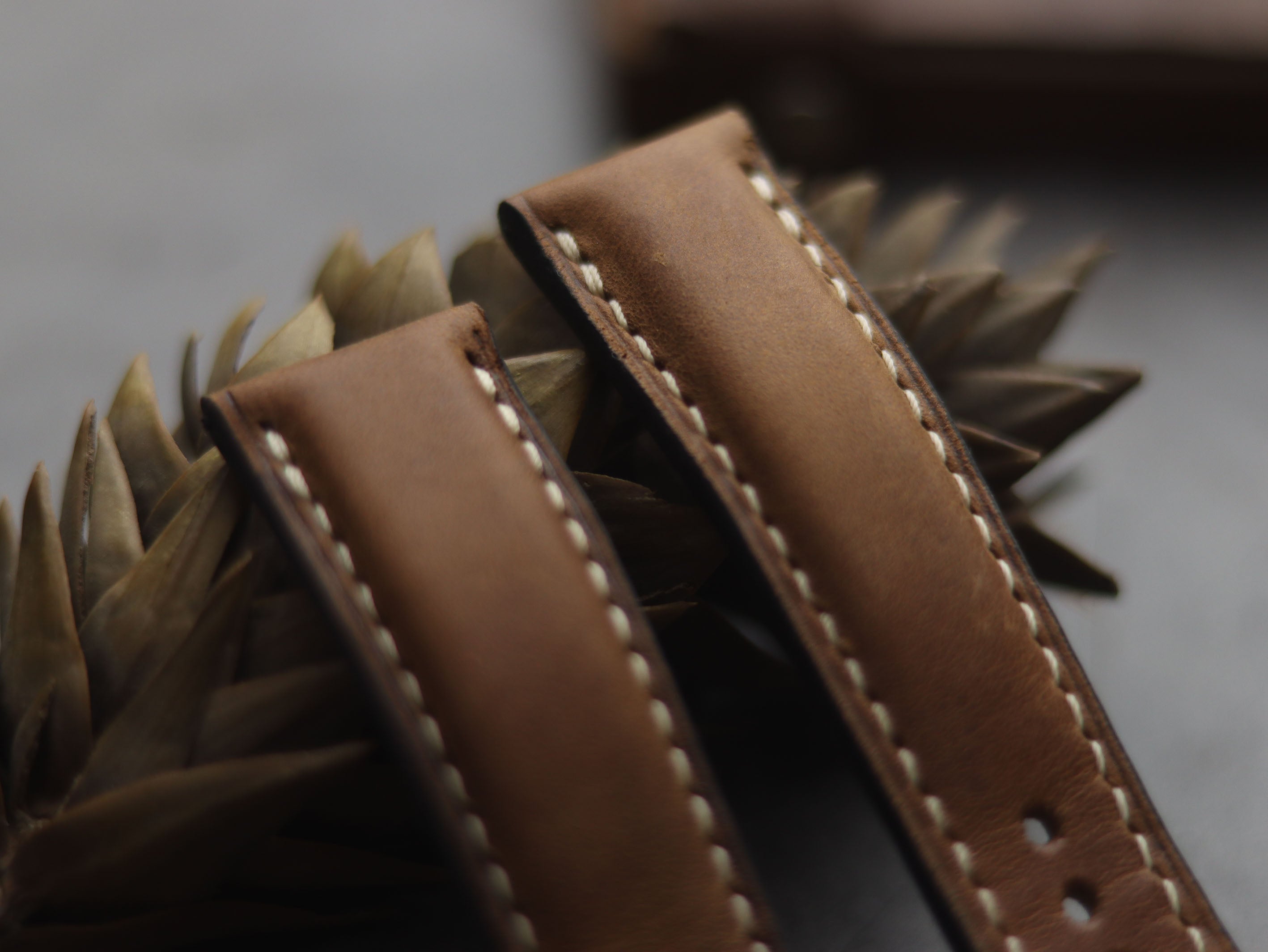 CARAMEL BROWN FULL STITCHED - PADDED