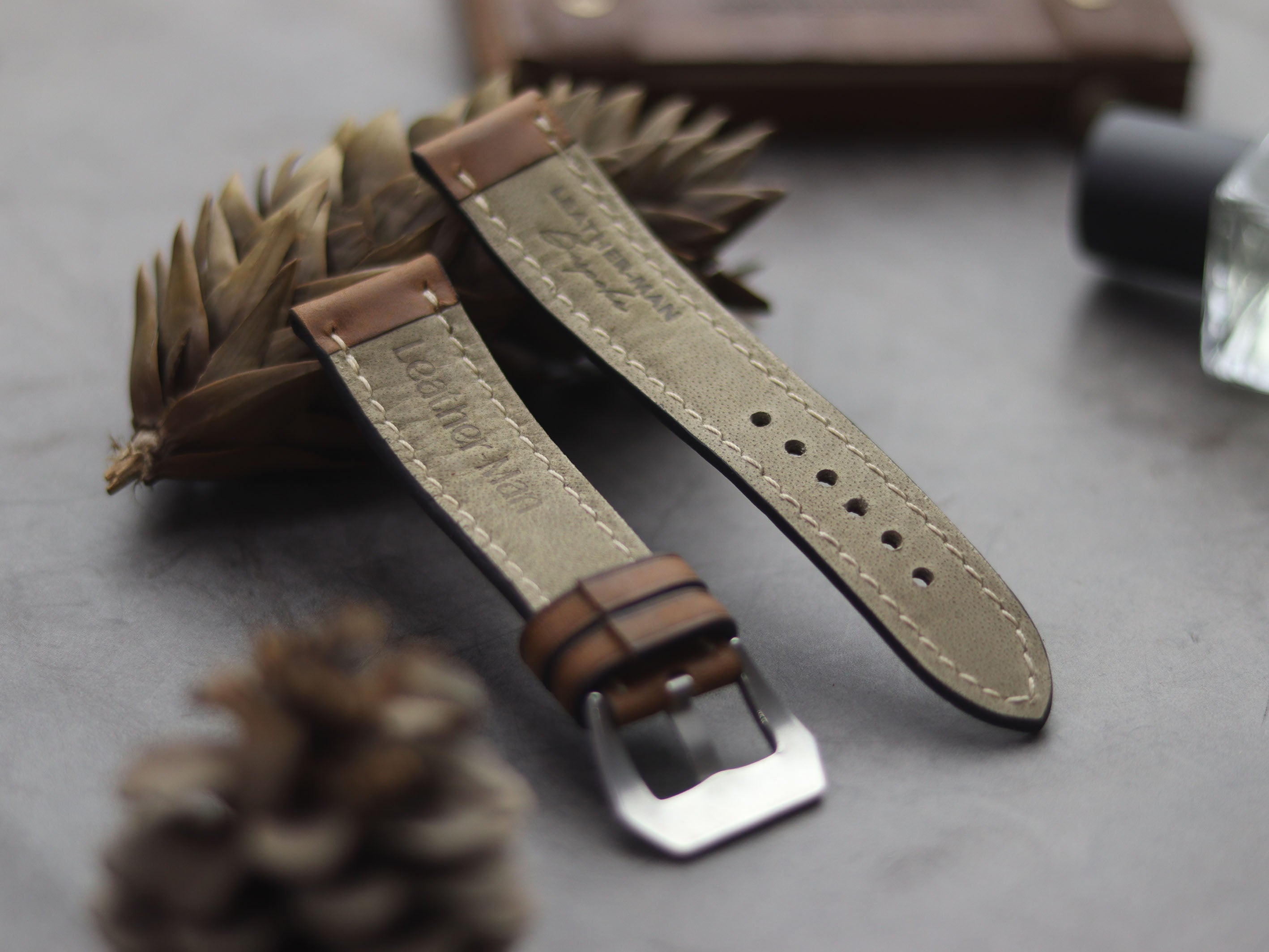 CARAMEL BROWN FULL STITCHED - PADDED