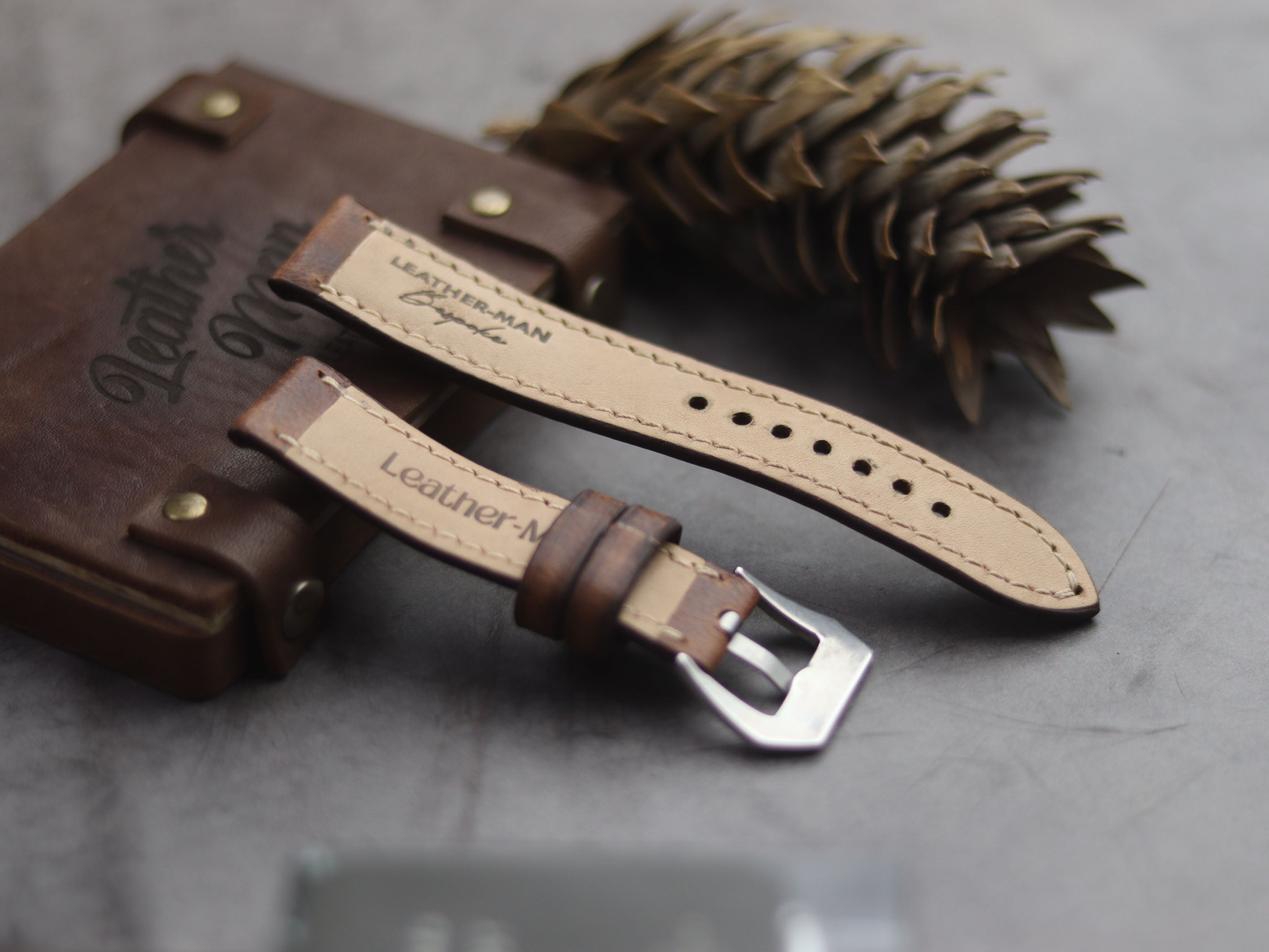 CRAZY BROWN FULL STITCHED - PADDED