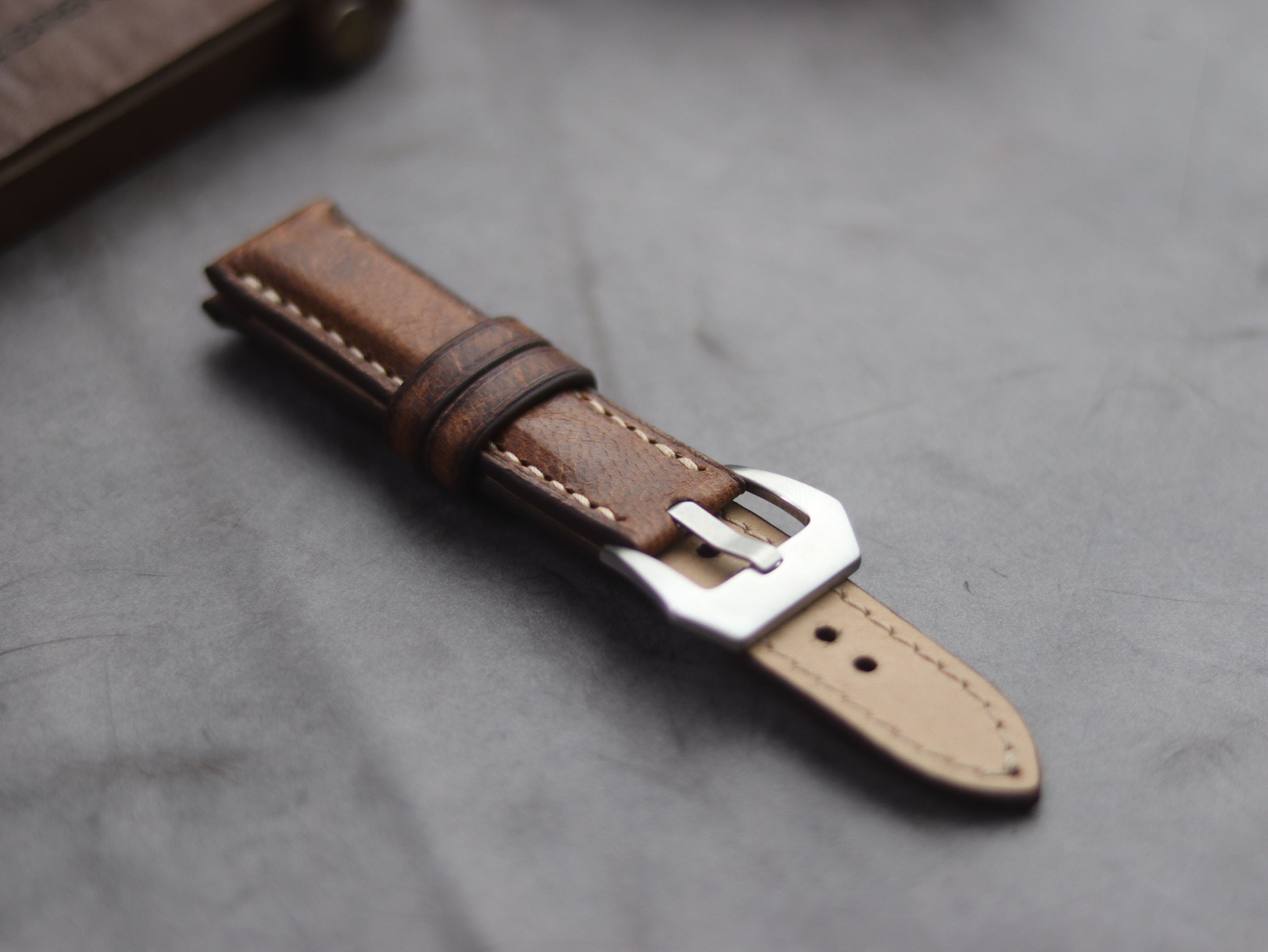 CRAZY BROWN FULL STITCHED - PADDED