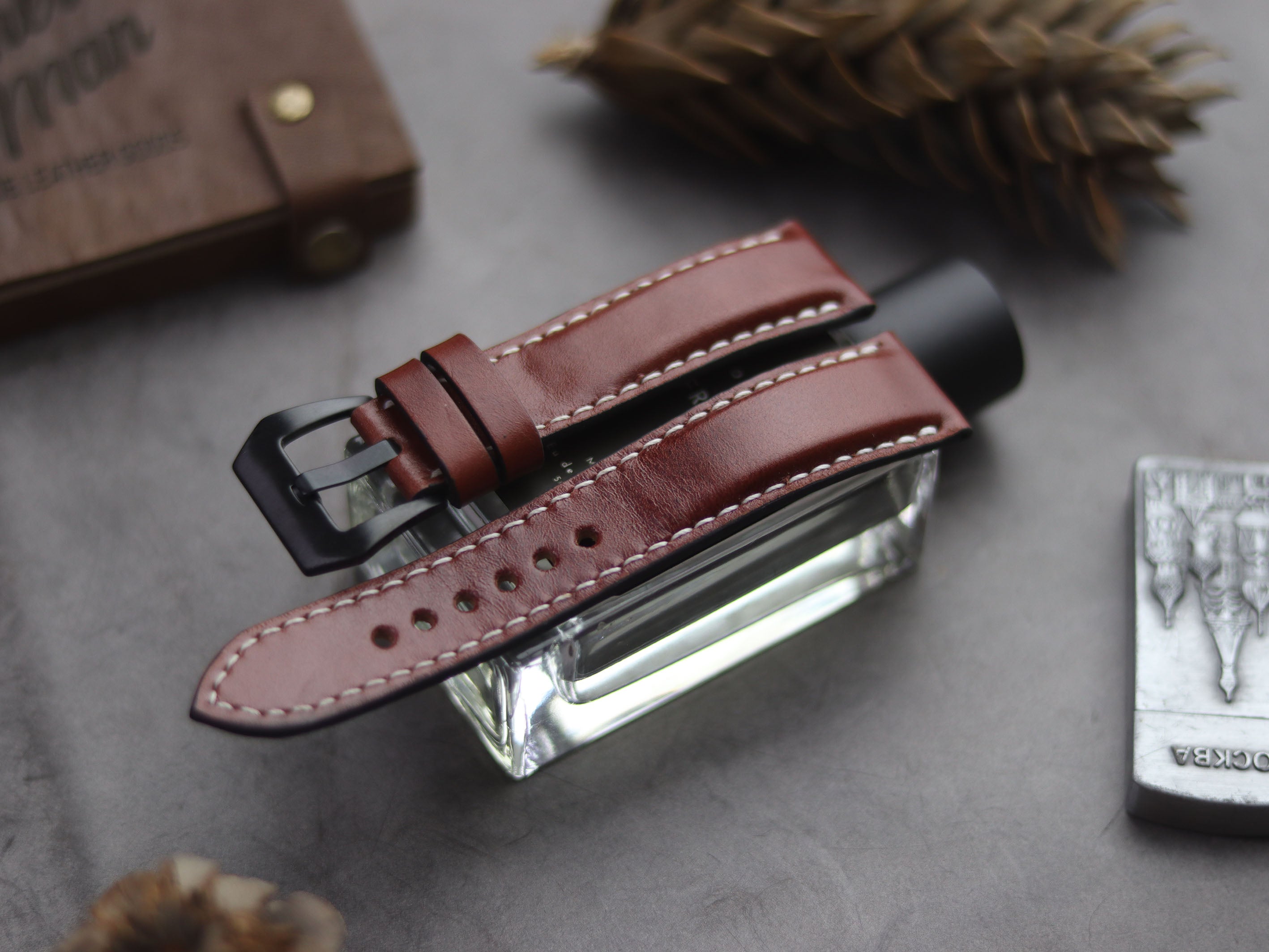 ROSEWOOD BURUNDY FULL STITCHED - PADDED