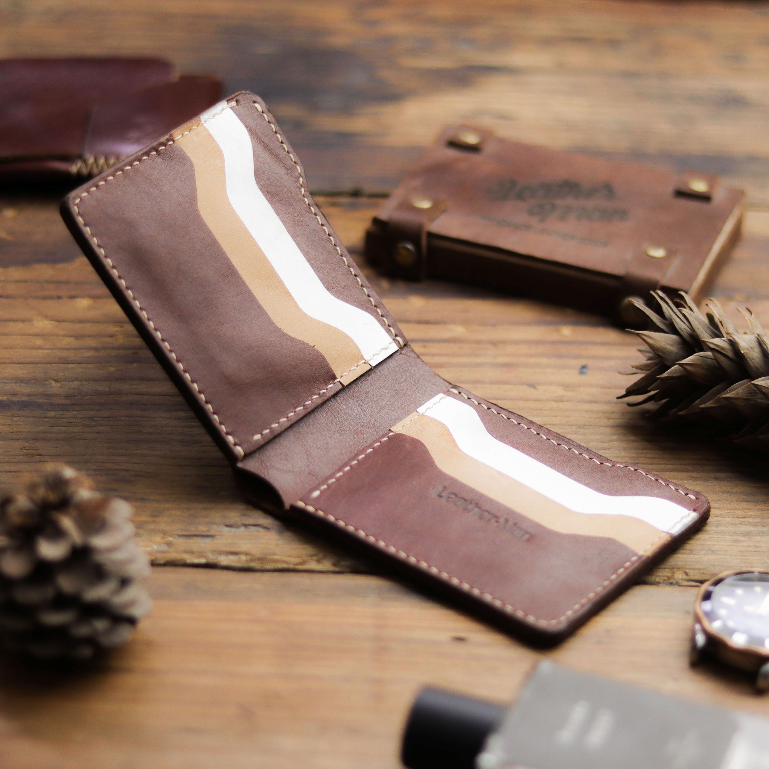 "MAXIMUS PRO" CHESTNUT BROWN, NATURAL BUTTERO & WHITE.