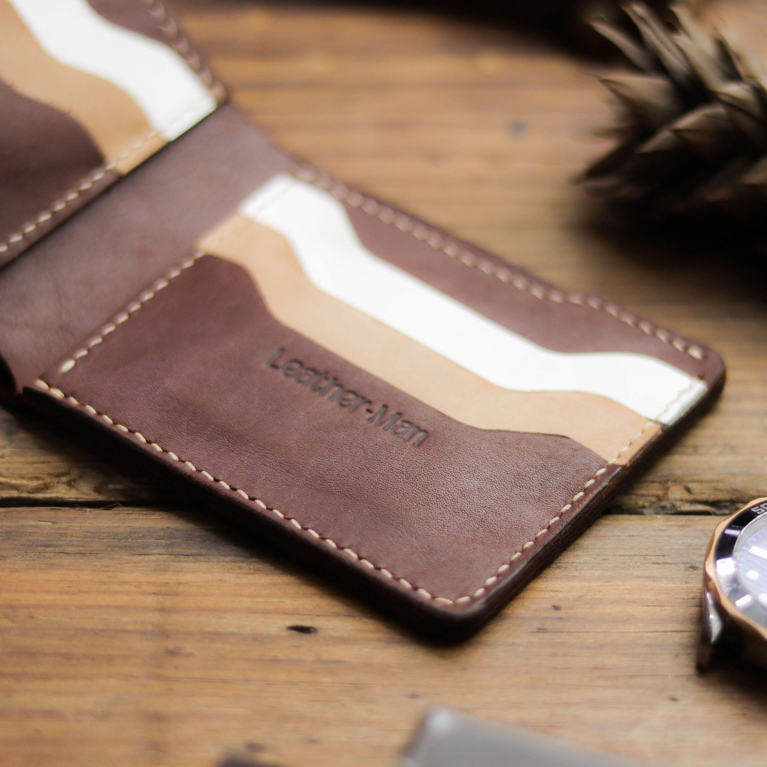 "MAXIMUS PRO" CHESTNUT BROWN, NATURAL BUTTERO & WHITE.