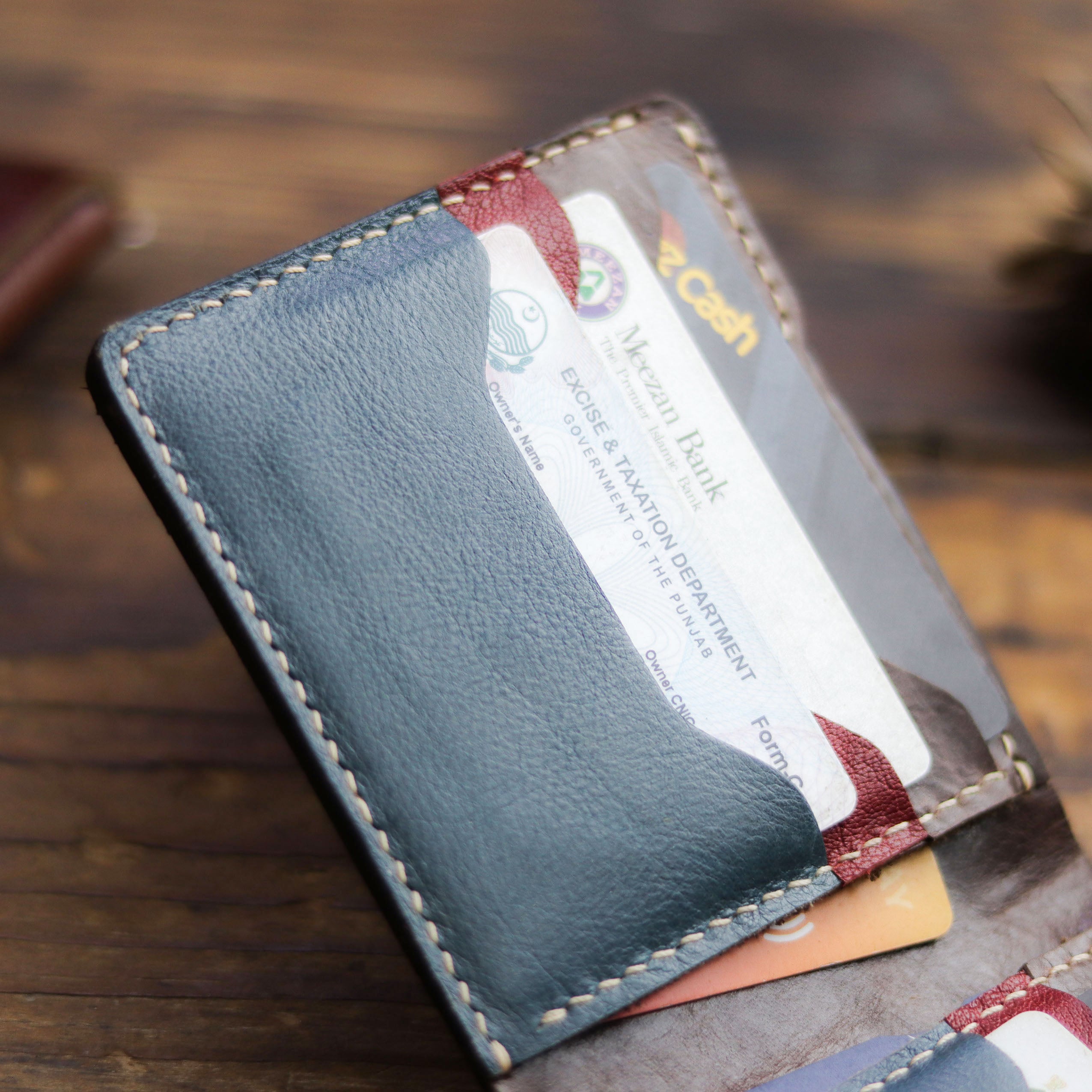 "MAXIMUS PRO" WALNUT BROWN, RED & DEEP BLUE