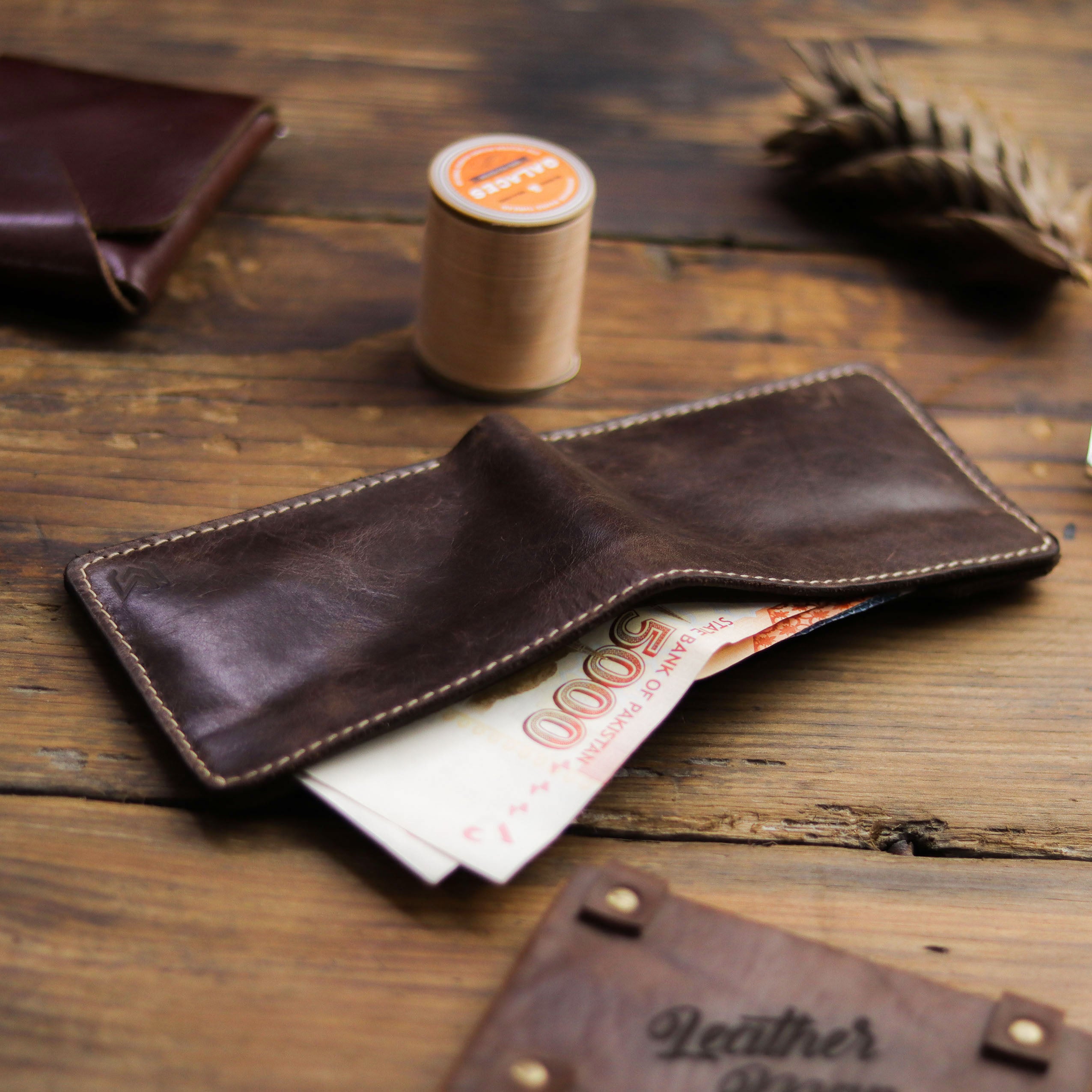 "MAXIMUS PRO" WALNUT BROWN, RED & DEEP BLUE