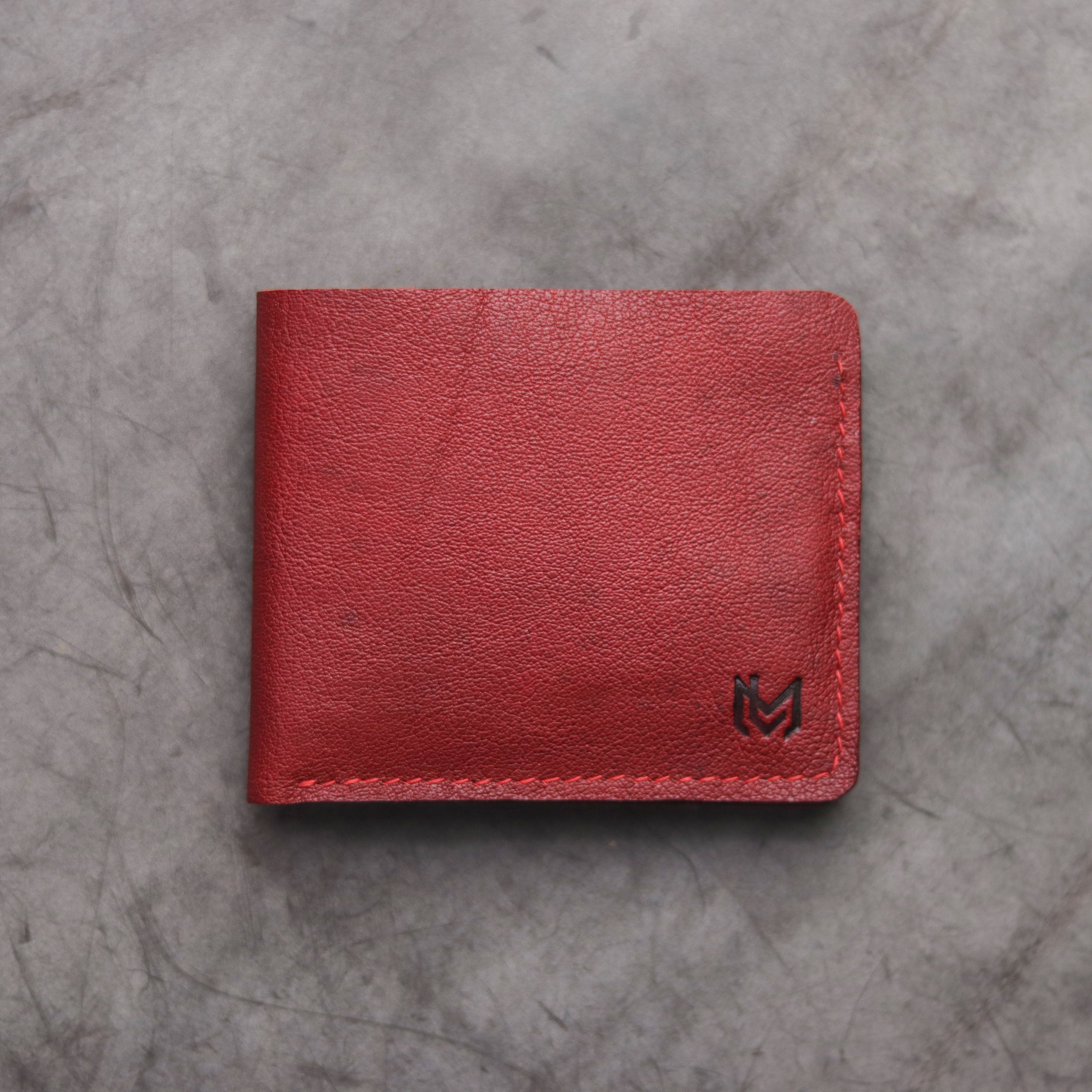 "MAXIMUS" BI-FOLD WALLET - RED