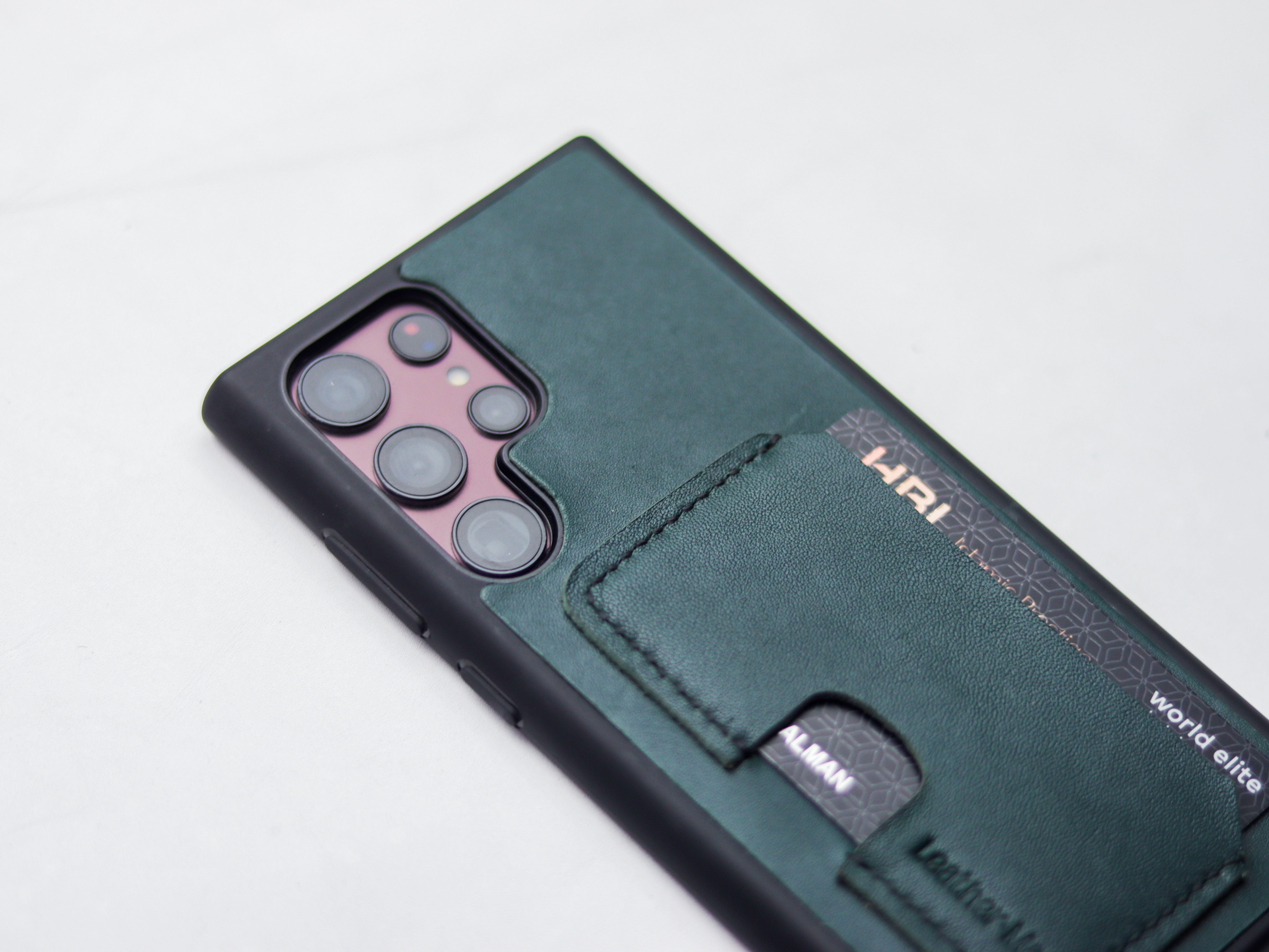 SACRAMENTO GREEN LEATHER WALLET PHONE CASE