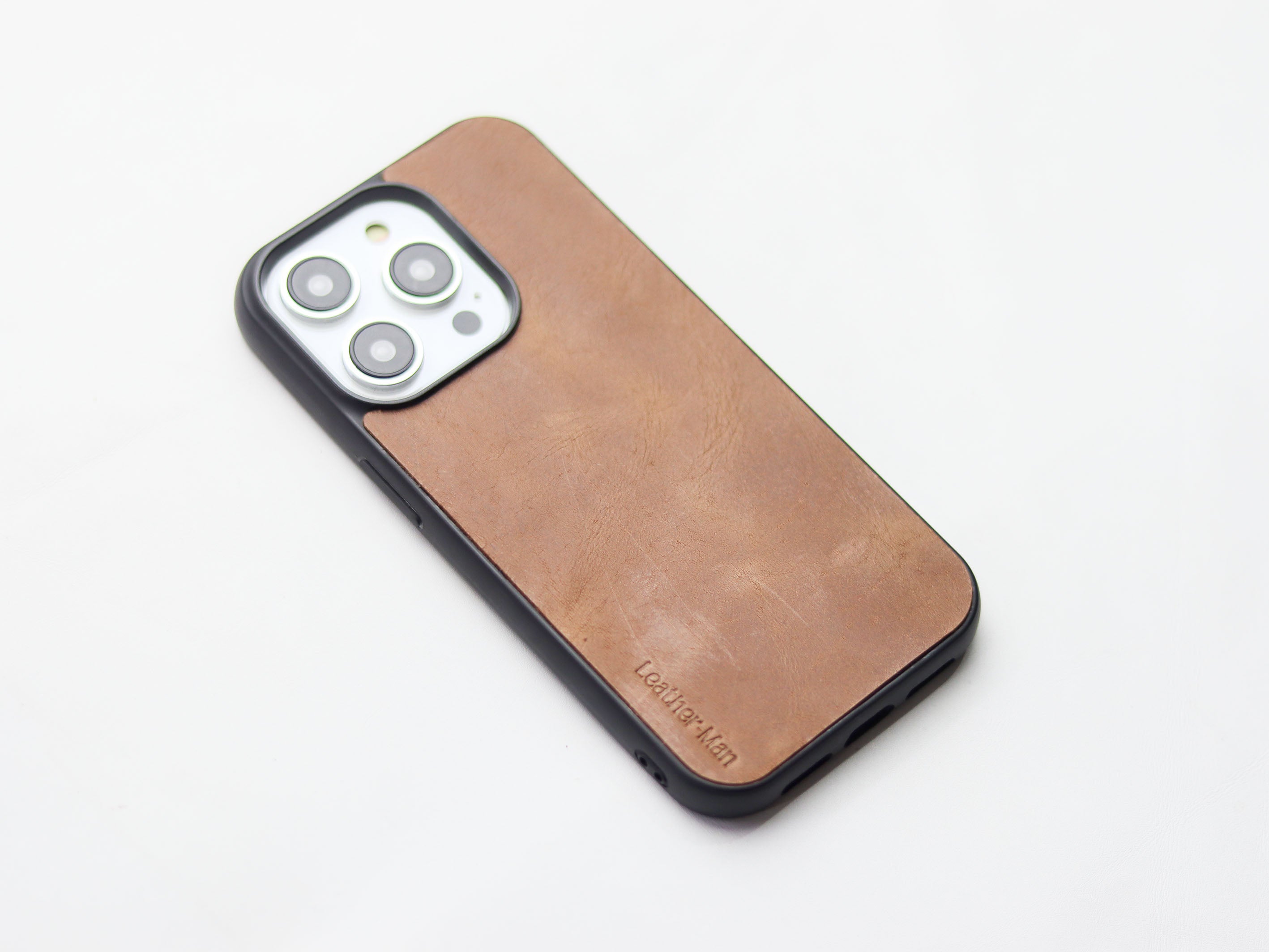 CARAMEL BROWN LEATHER - CLASSIC PHONE CASE
