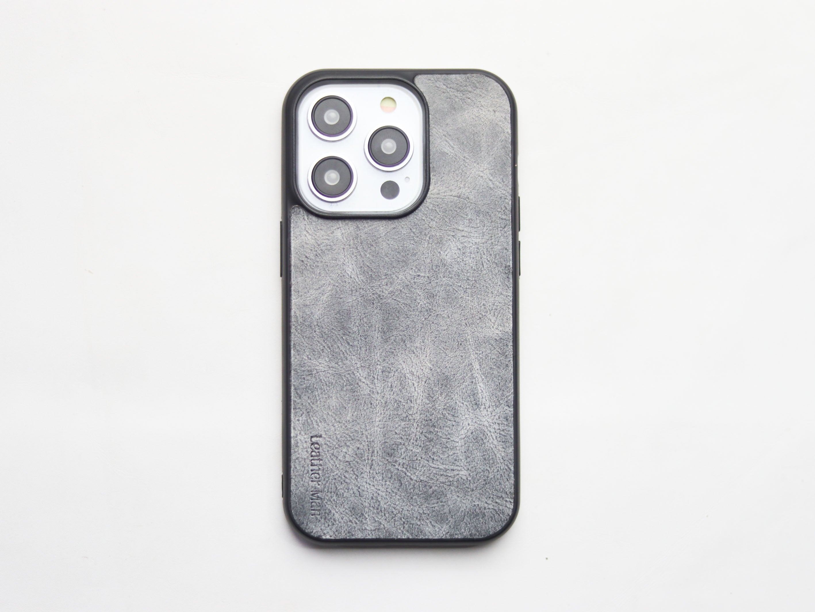 STONE BLUE LEATHER - CLASSIC PHONE CASE