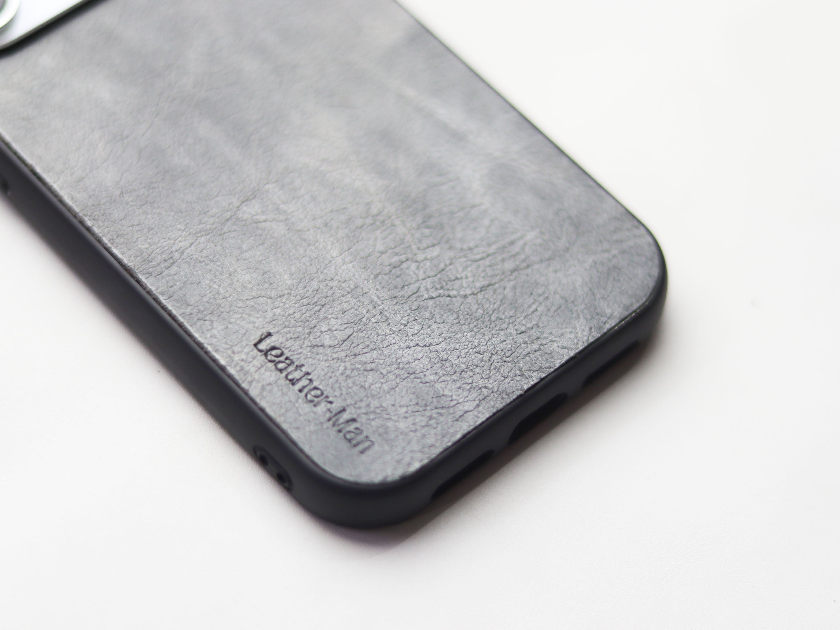 STONE BLUE LEATHER - CLASSIC PHONE CASE