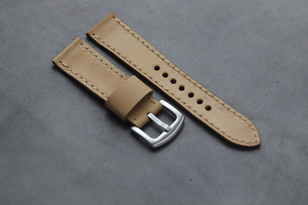 NATURAL BUTTERO HAND-CRAFTED LEATHER WATCH STRAPS