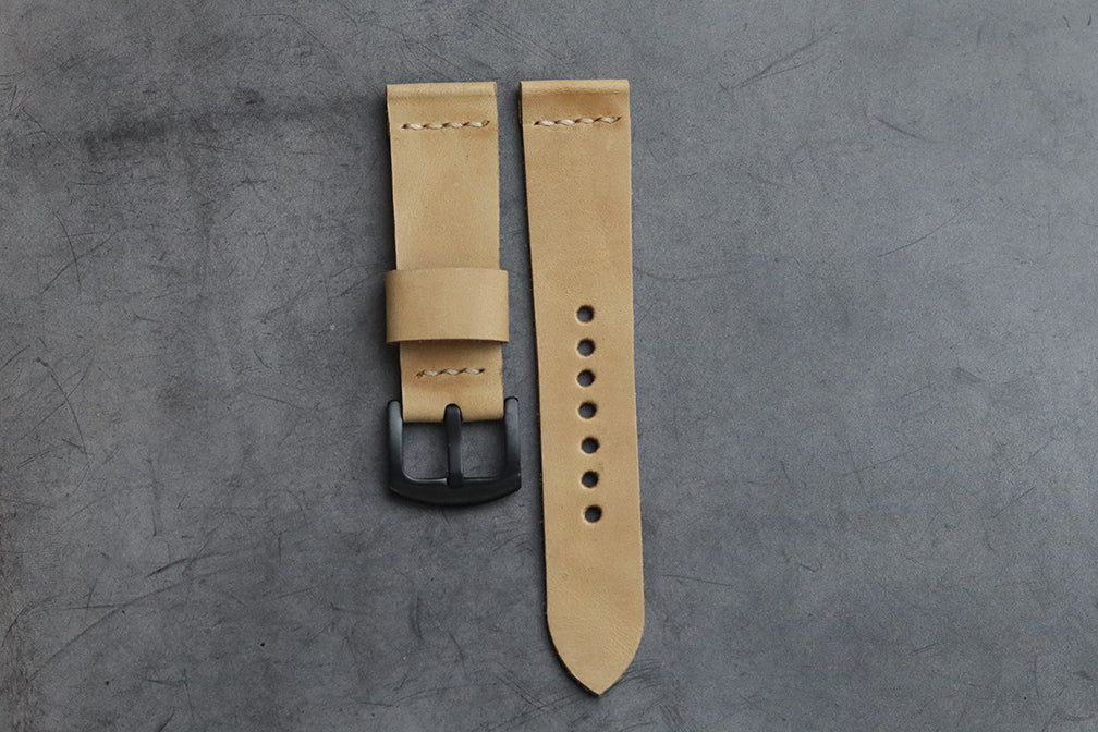 NATURAL BUTTERO HAND-CRAFTED LEATHER WATCH STRAPS