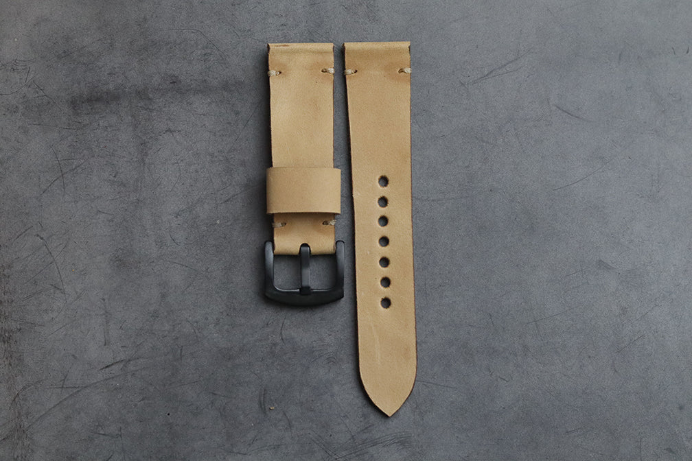 NATURAL BUTTERO HAND-CRAFTED LEATHER WATCH STRAPS