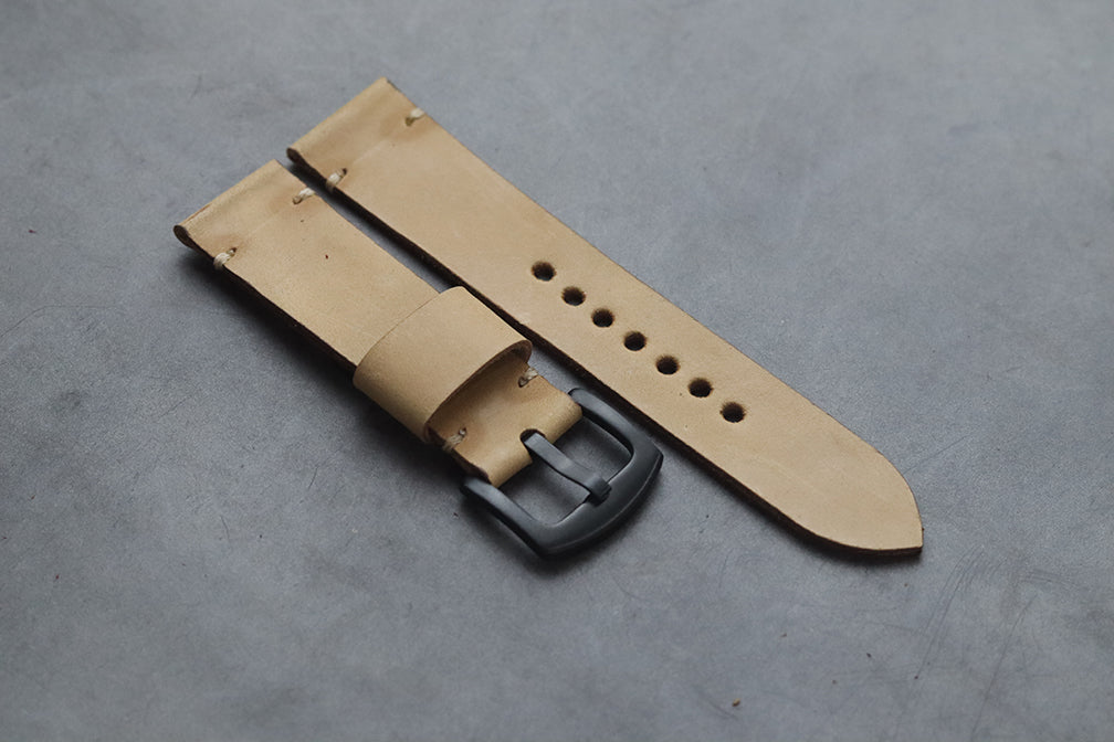 NATURAL BUTTERO HAND-CRAFTED LEATHER WATCH STRAPS