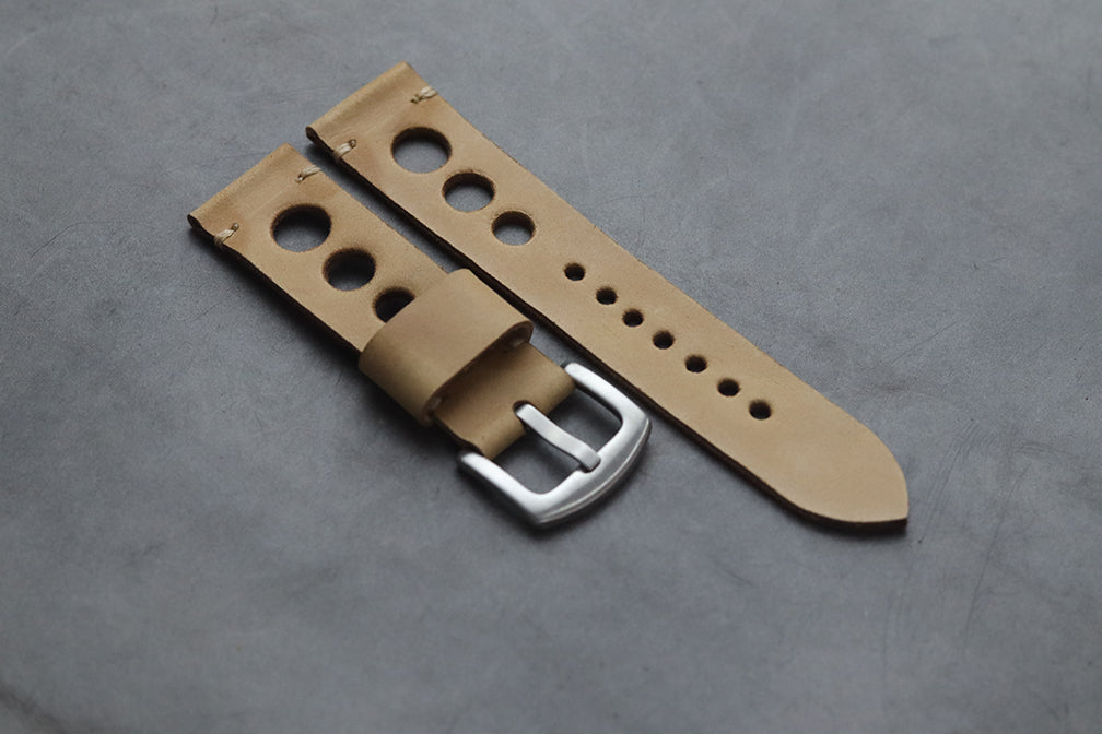 NATURAL BUTTERO HAND-CRAFTED LEATHER WATCH STRAPS