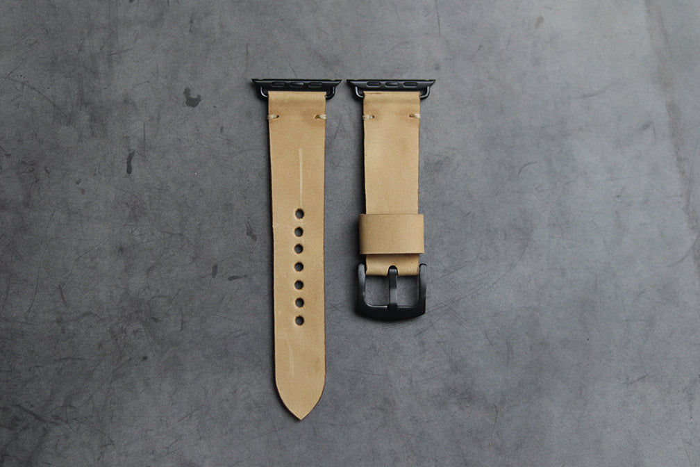 NATURAL BUTTERO HAND-CRAFTED APPLE WATCH STRAPS