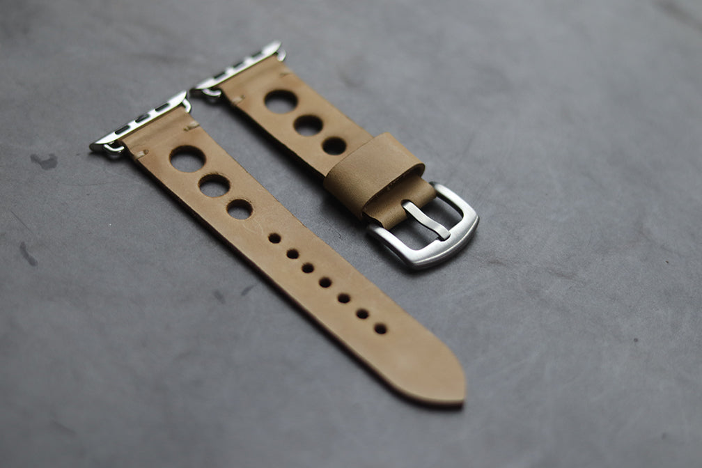 NATURAL BUTTERO HAND-CRAFTED APPLE WATCH STRAPS