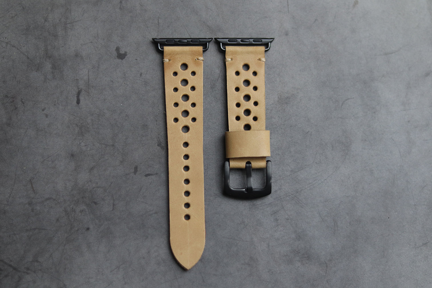 NATURAL BUTTERO HAND-CRAFTED APPLE WATCH STRAPS